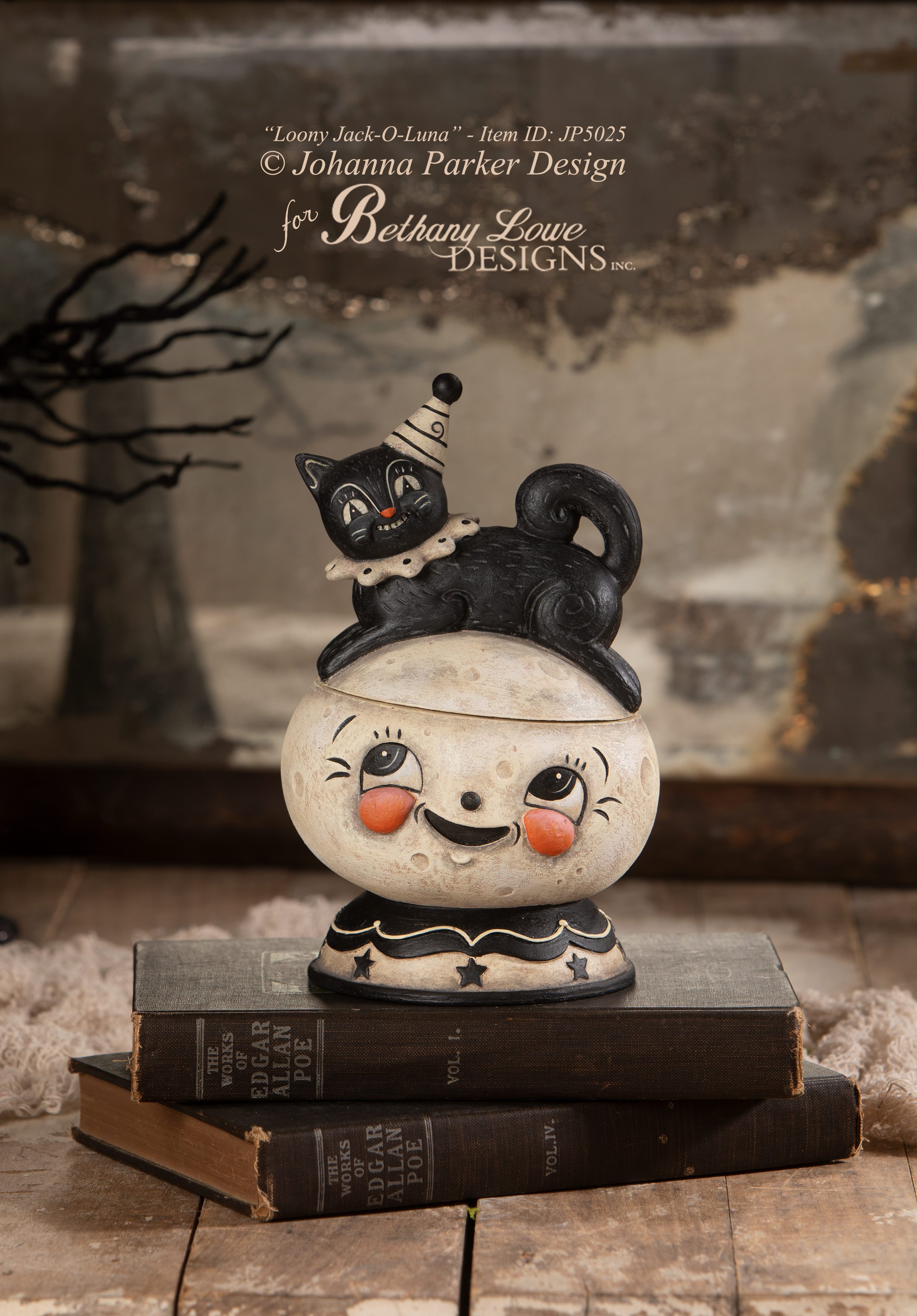 Loony Jack-O-Luna by Johanna Parker for Bethany Lowe Designs Halloween 2026