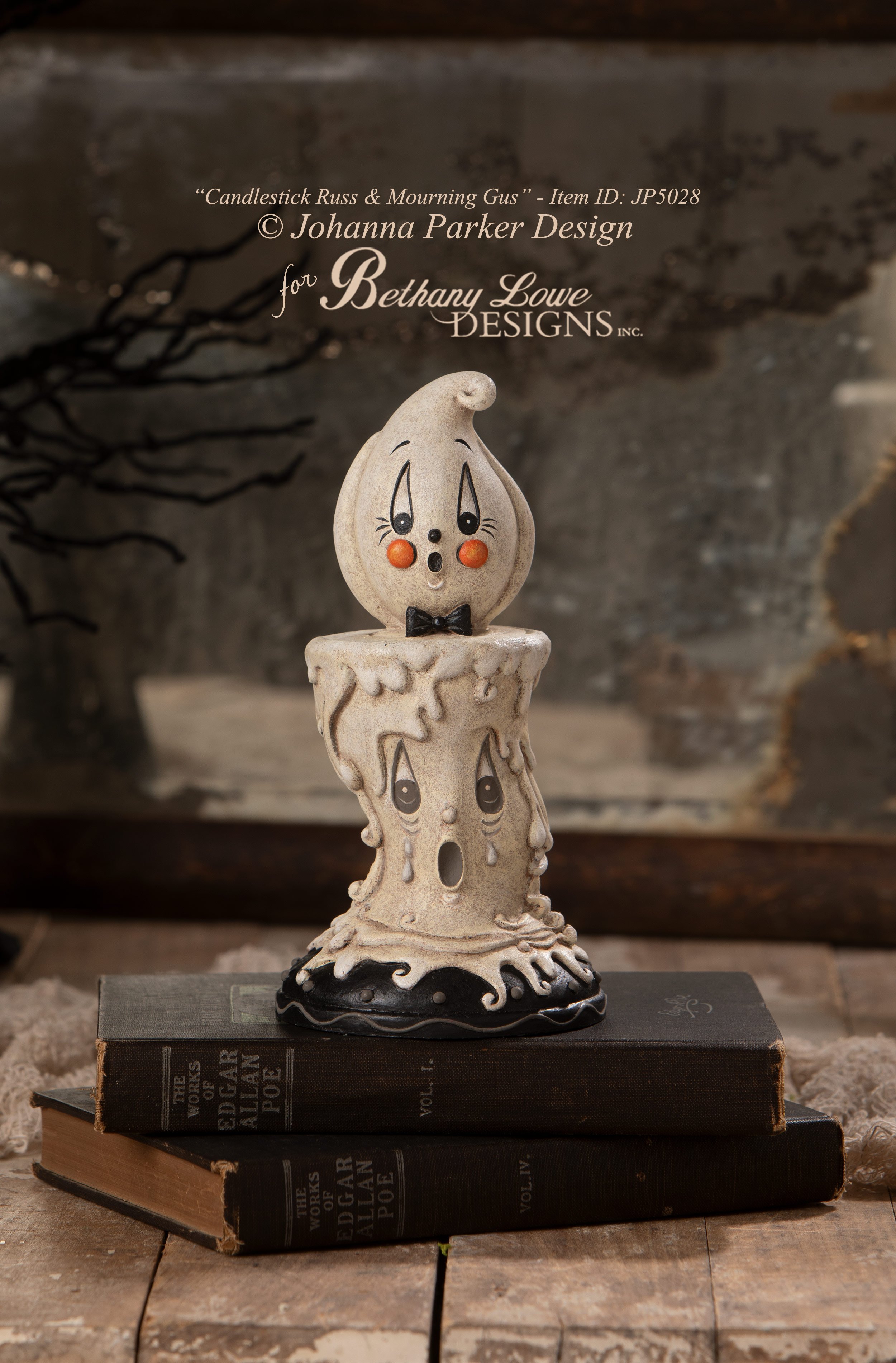 Candlestick Russ & Mourning Gus by Johanna Parker for Bethany Lowe Designs Halloween 2026