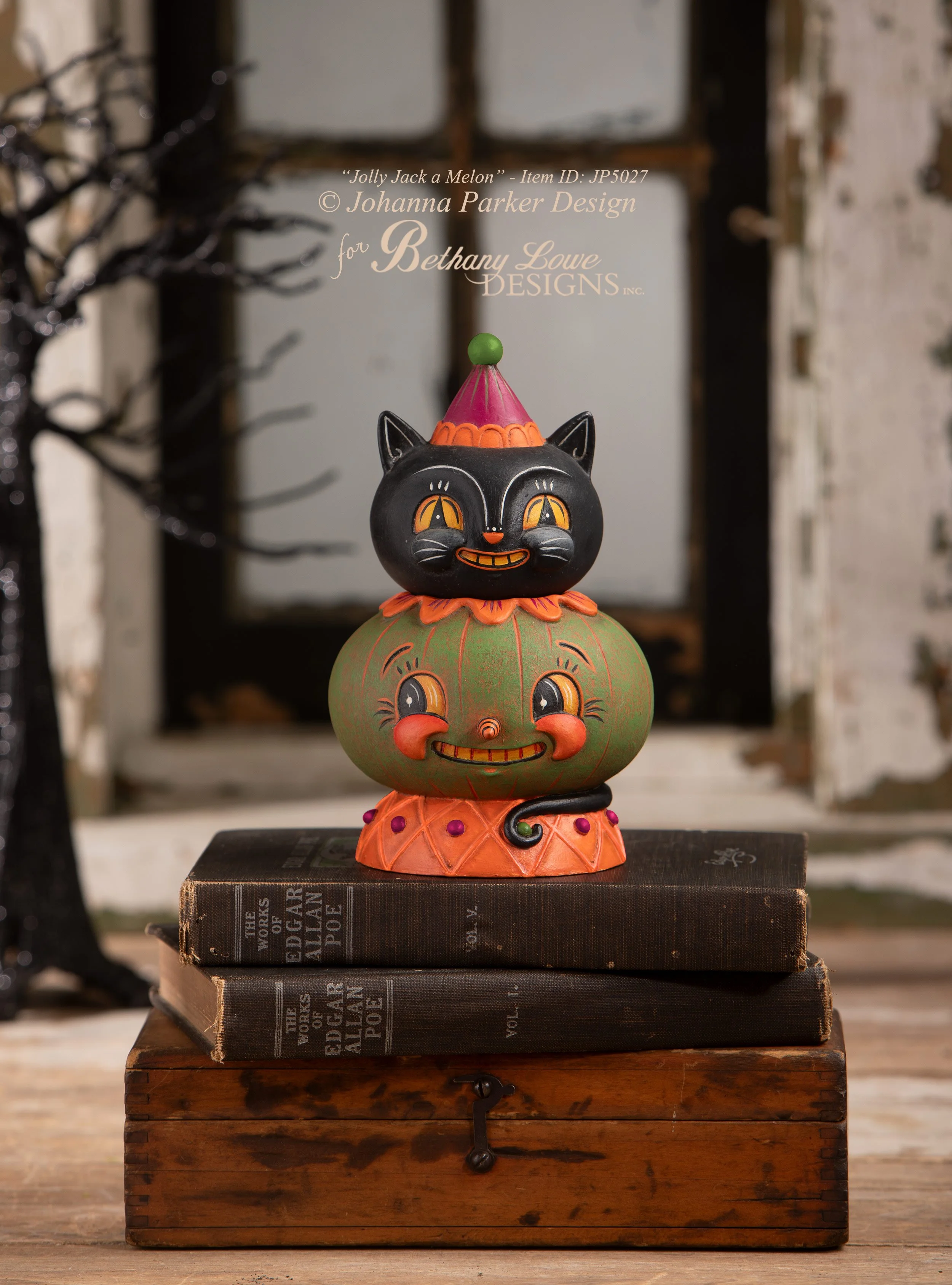 Jolly Jack-a-Melon by Johanna Parker for Bethany Lowe Designs Halloween 2026