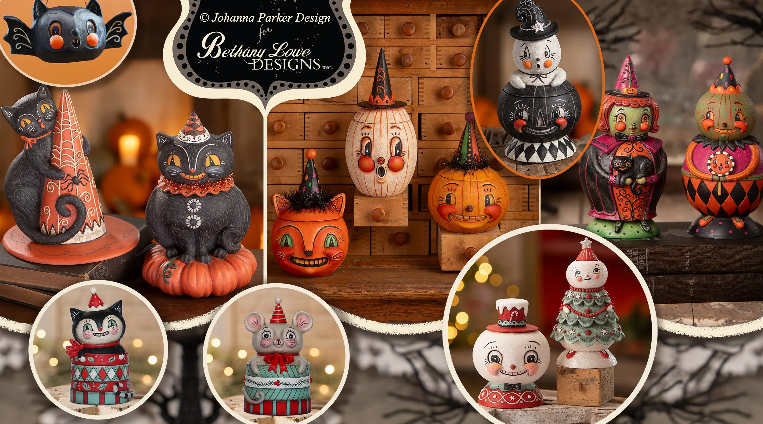VANILLA HALLOWEEN ver 展示品 Johanna Parker for Bethany Lowe Designs 2025 Collection — Johanna