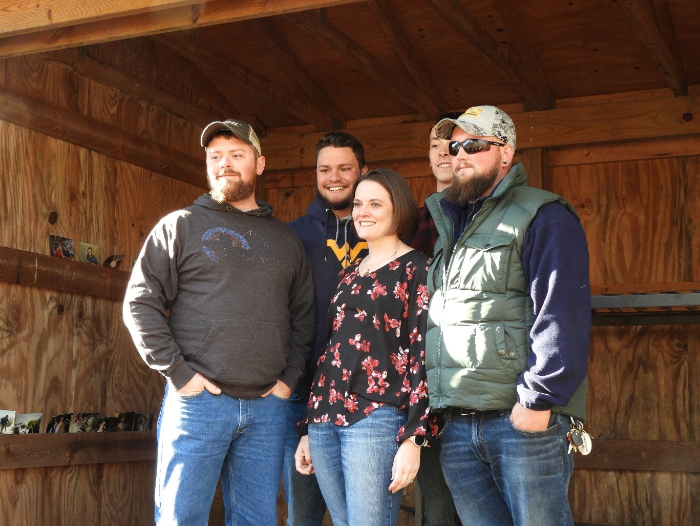 Daughter Becca and Grandsons of Lee and Phyllis.