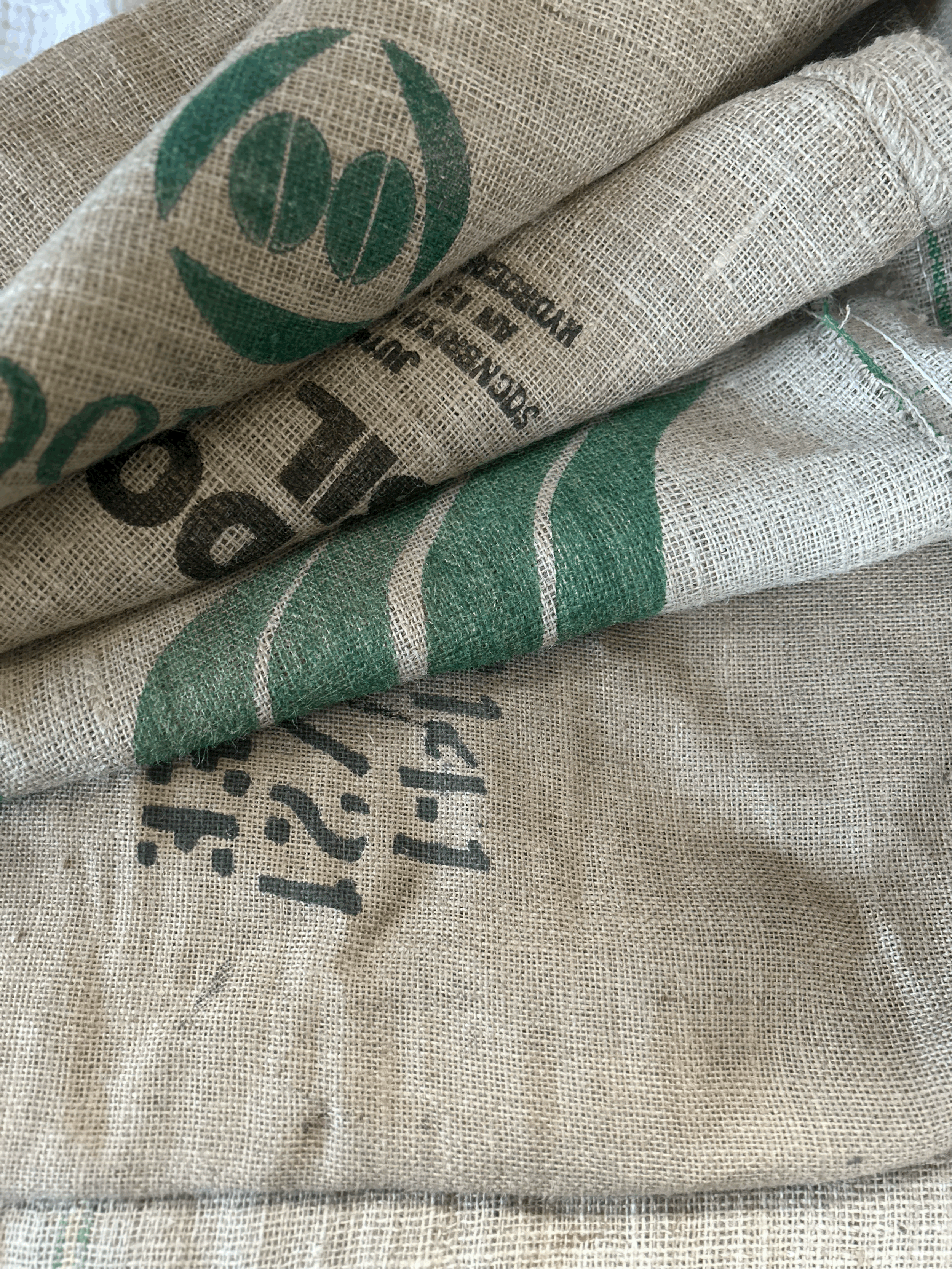 Authentic Burlap Coffee Bags