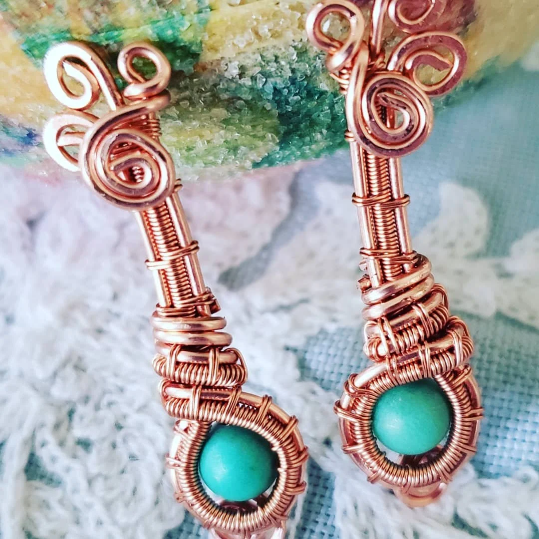 Grecian Earrings at Beadology Iowa