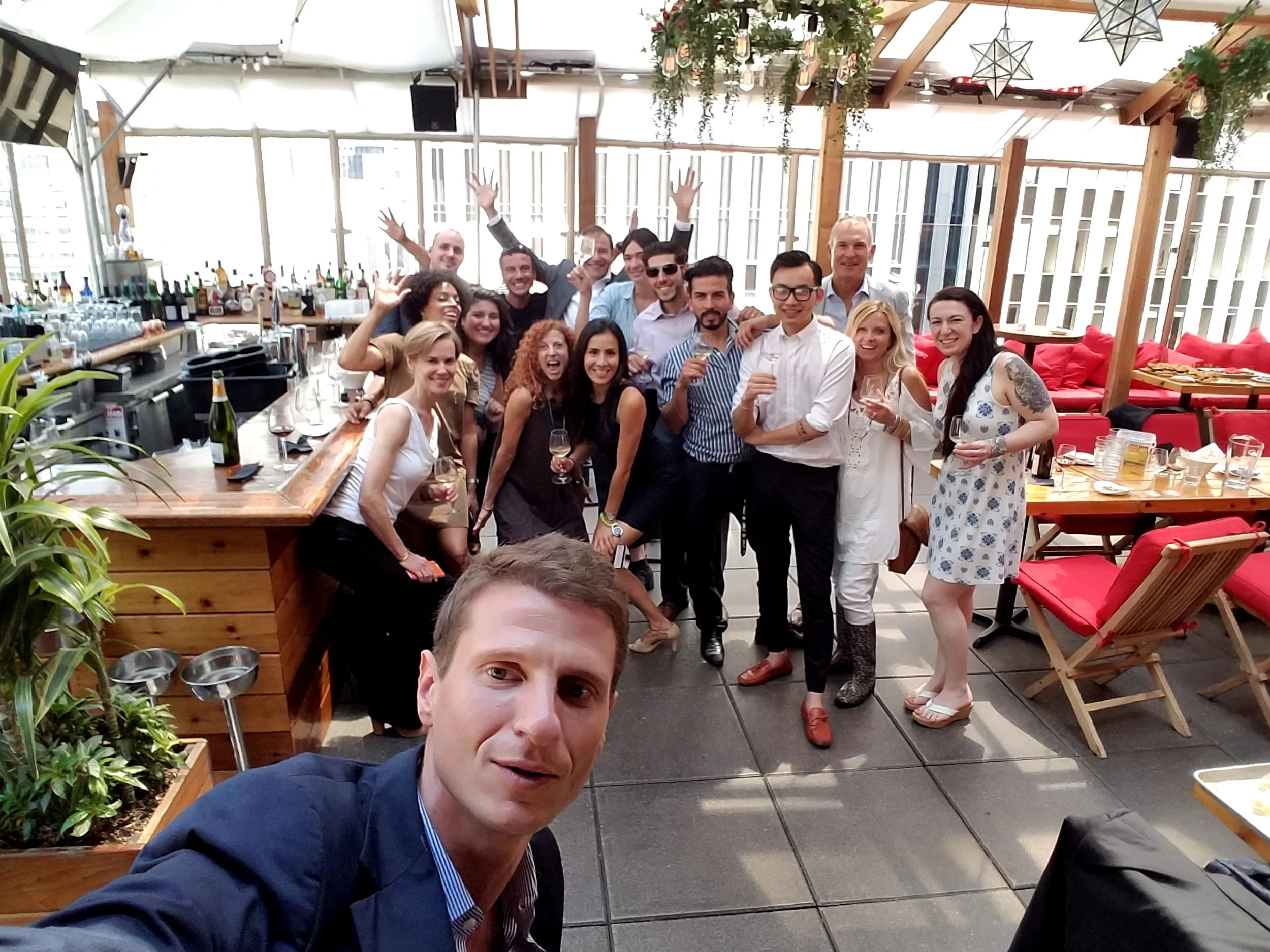 After the last class, Elda DeVilla, organized this get together at Haven.