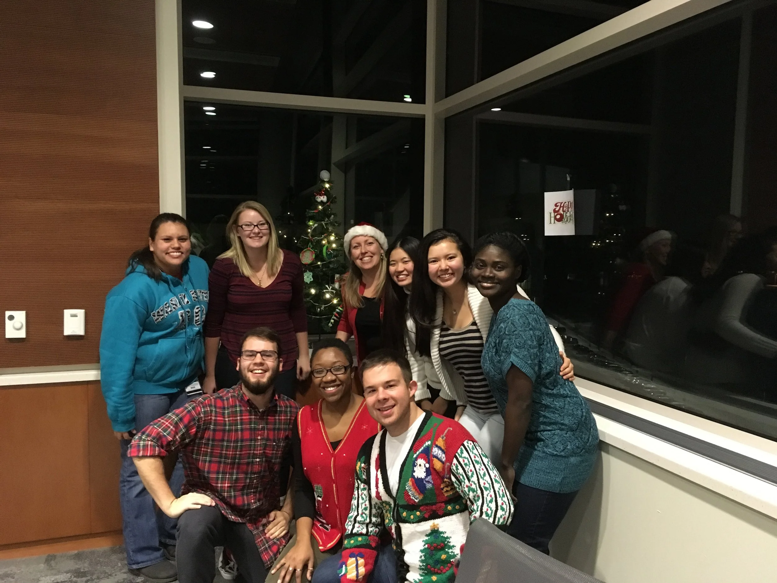 1st lab holiday party!