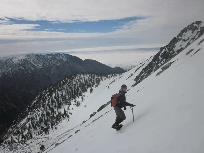 mark climbs baldy