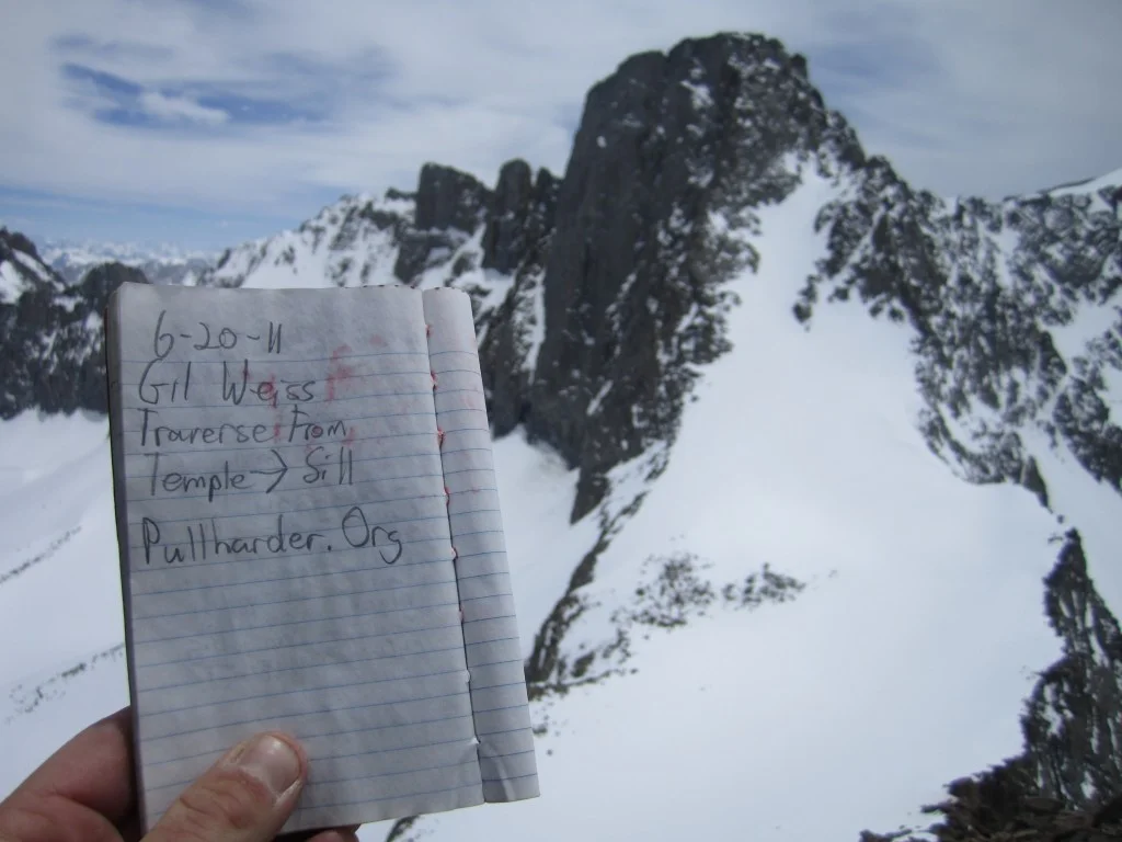 Ouch, Mt. Sill looks wintery, better put on the headphones