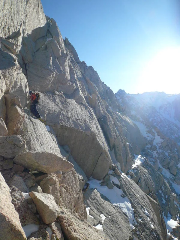 Winter Ascent Of The Complete North Ridge Of Lone Pine Peak Pullharder Org
