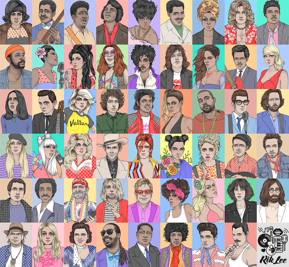 56 Icons Of Music