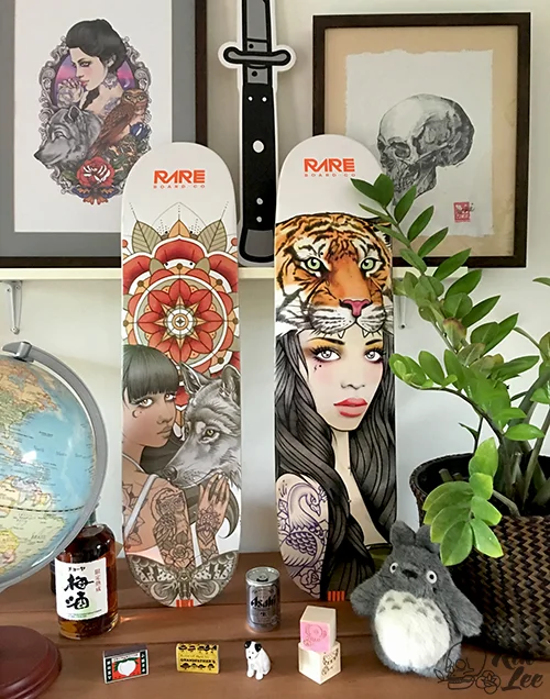 Rik Lee X Rare Skateboards - Akela & Tigress