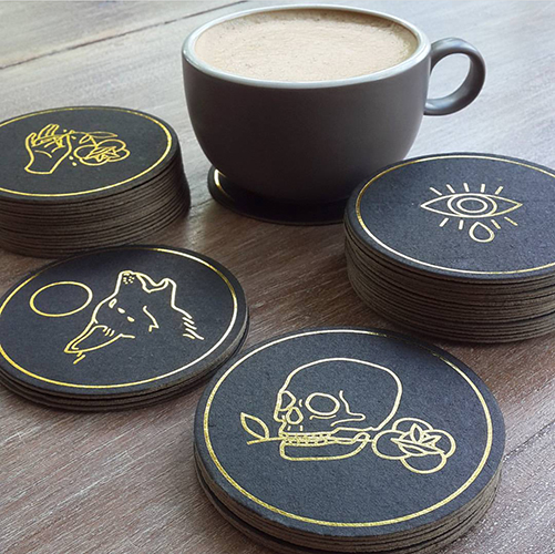 Hopeless Romantic Drink Coasters