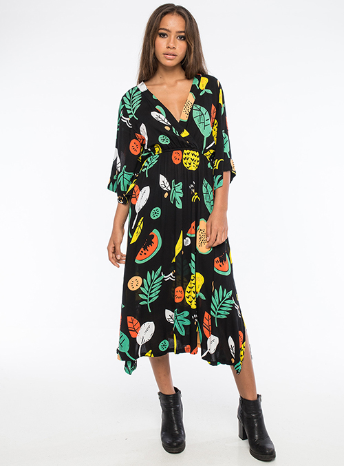 Rik & Reg Tropical Rush Maxi Dress