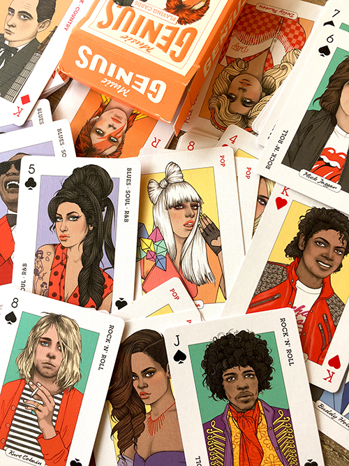 Music Genius Playing Cards