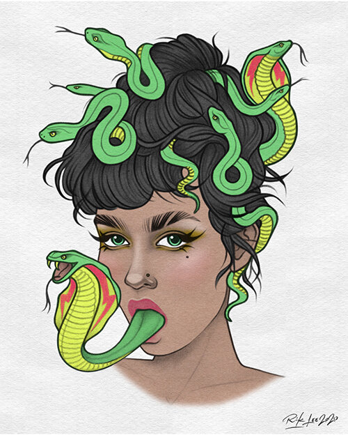 Medusa (Green Snakes)