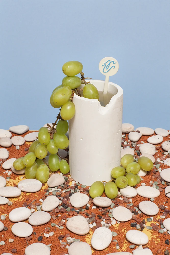 The Catamaran Mastiha, vodka, extra dry Vermouth, table grapes, ginger, almond Photo by Those People