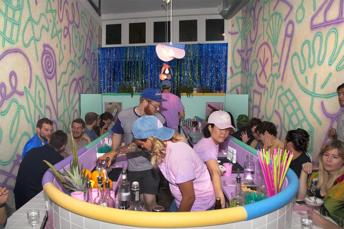 Chateau Le Sploosh service in full swing Photo by Josh Schaedel