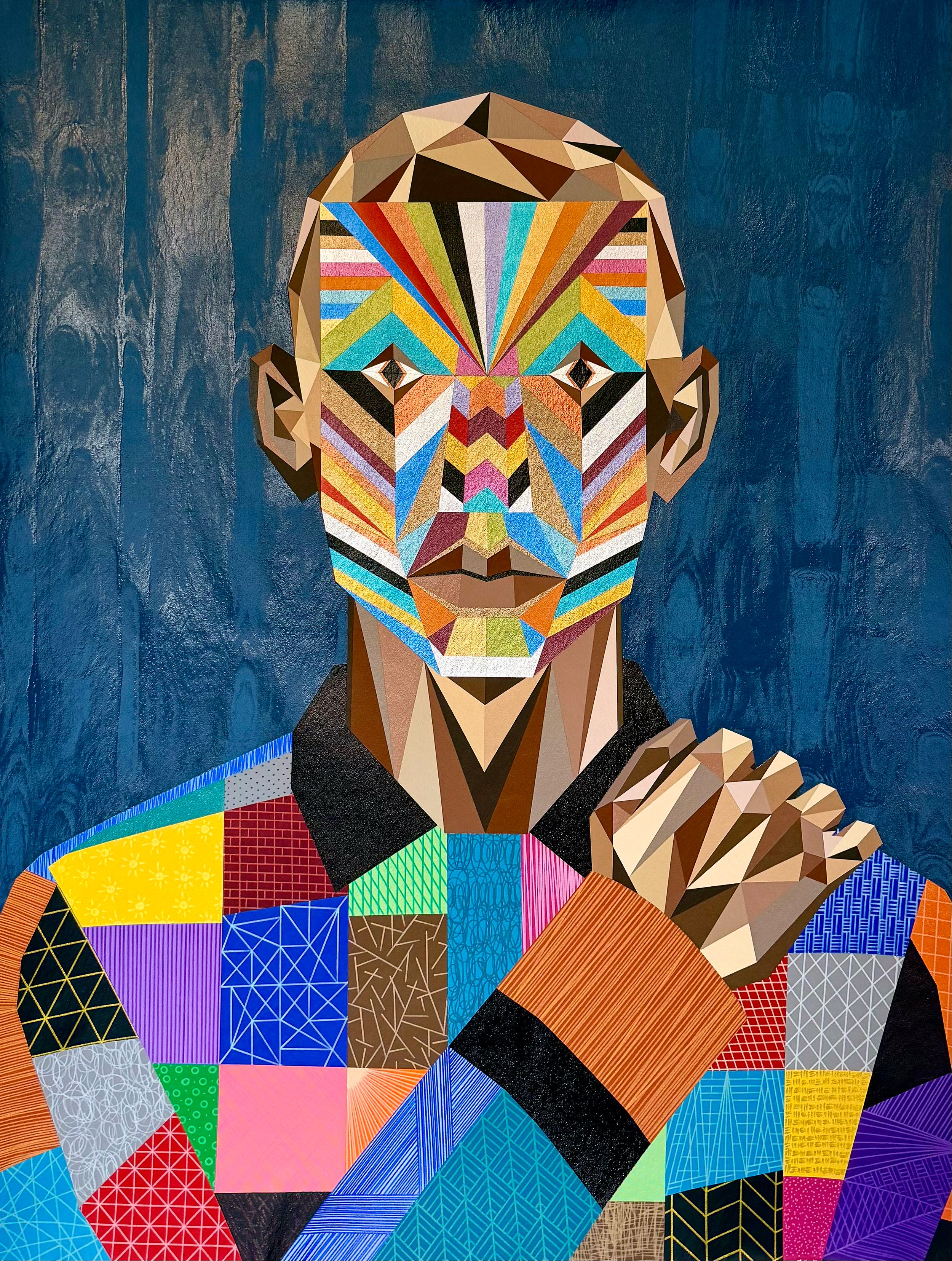 "Finding Self Love" - 2026 / Acrylic on Canvas / 36 in x 48 in / Available