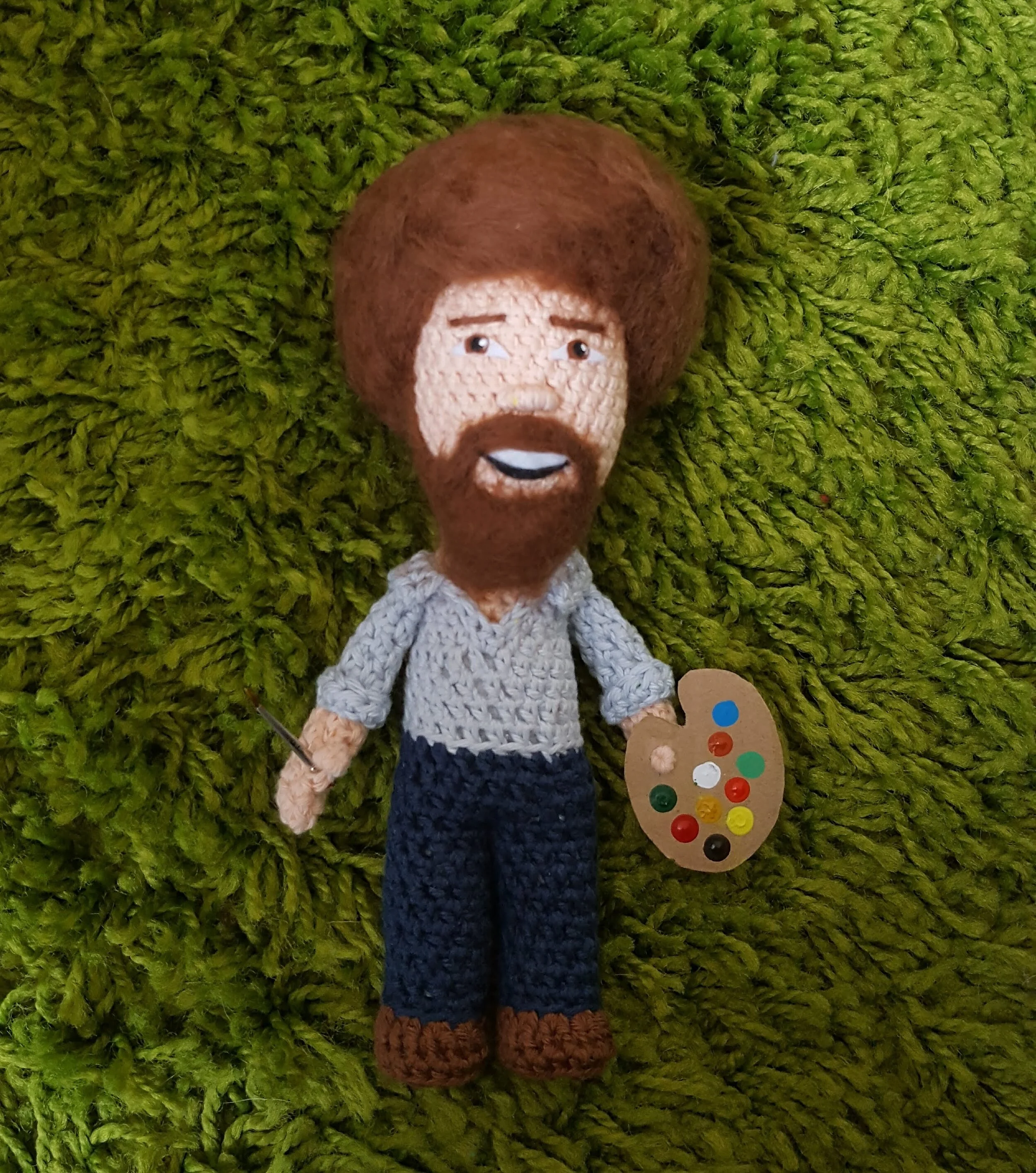 bob ross stuffed toy