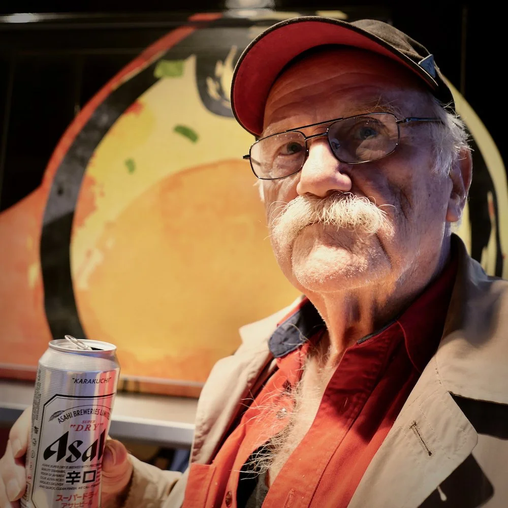 Pedro Meier aus Amrain, Autor und Multimedia Artist, HB-Zürich 2023