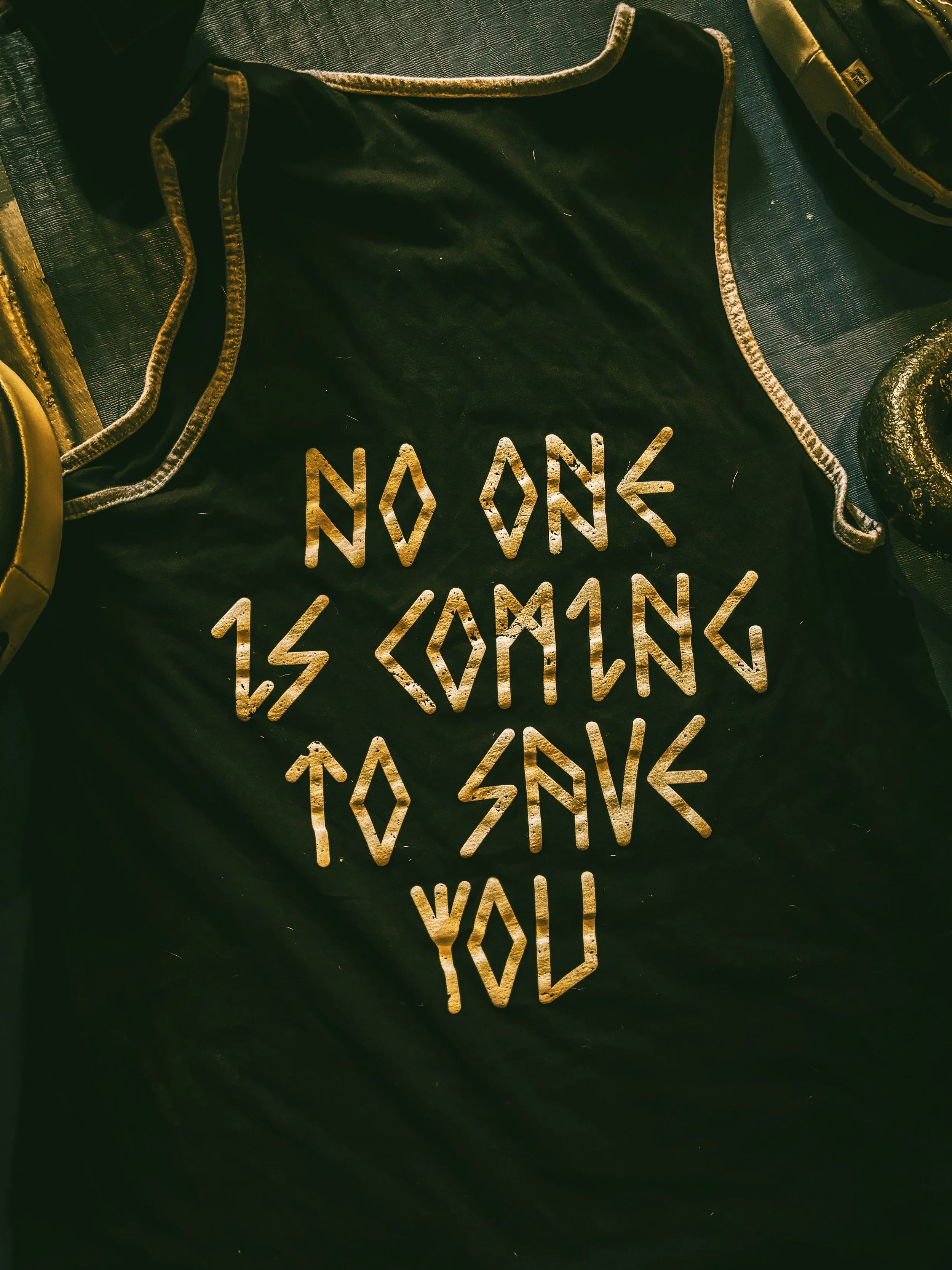 *PRE-ORDER* Mens "Motto" Tank Top (Black/Grey)