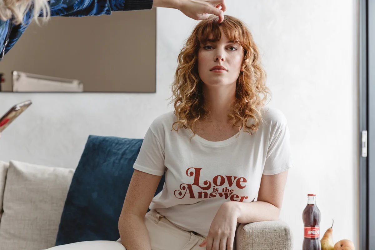 Ginger Curls, Natural Hair.