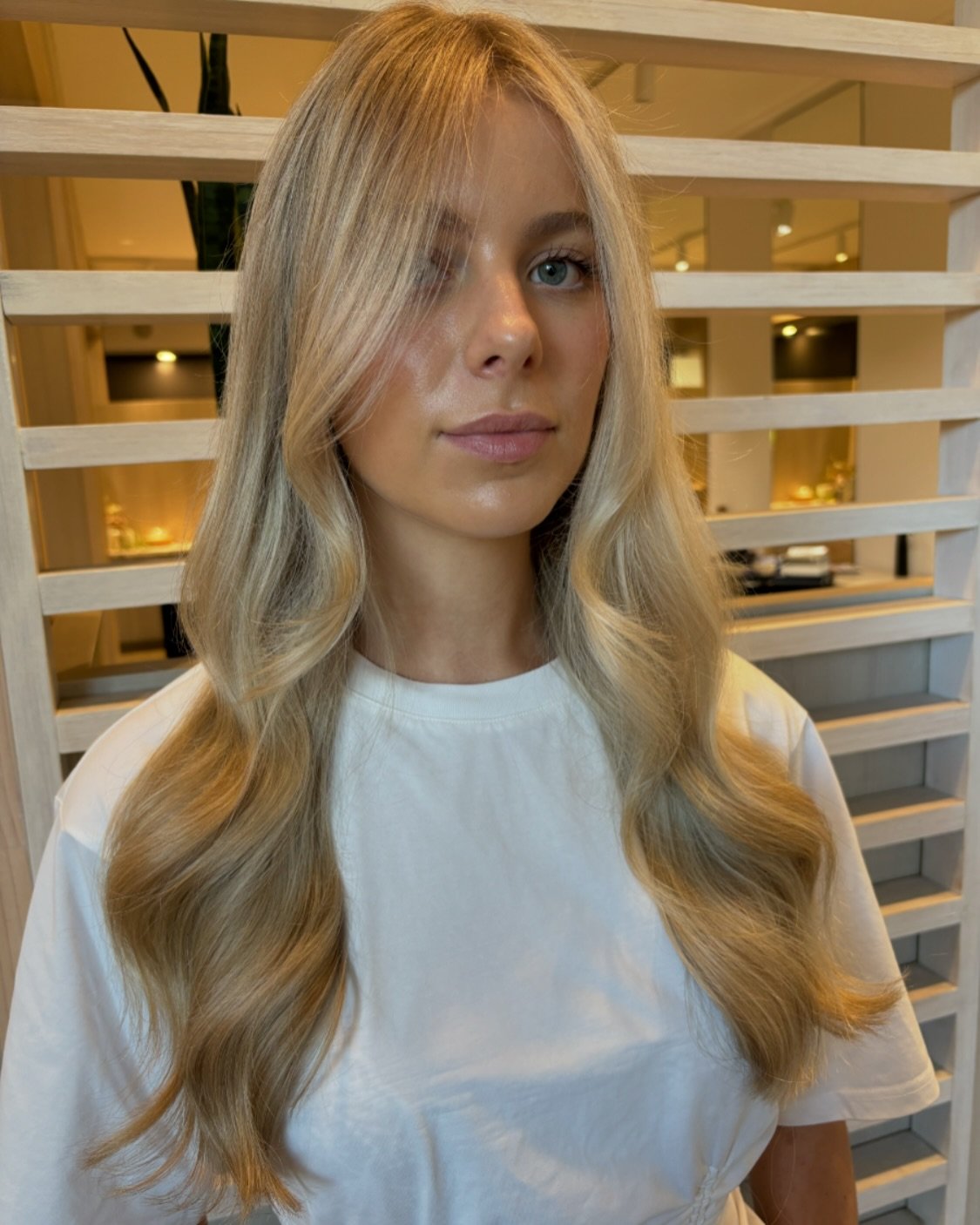 Golden locks! This blonde is radiating sunshine - definitely making us dream of warmer days whilst it&rsquo;s FREEZING cold in Melbourne right now! 🥶☀️😍

Hair: Our amazing Creative Director. 
Colour: @davinesofficial 
Styled by our incredible Emerg