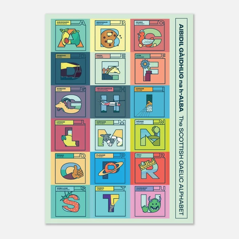 WL09: Gàidhlig Alphabet Poster A3