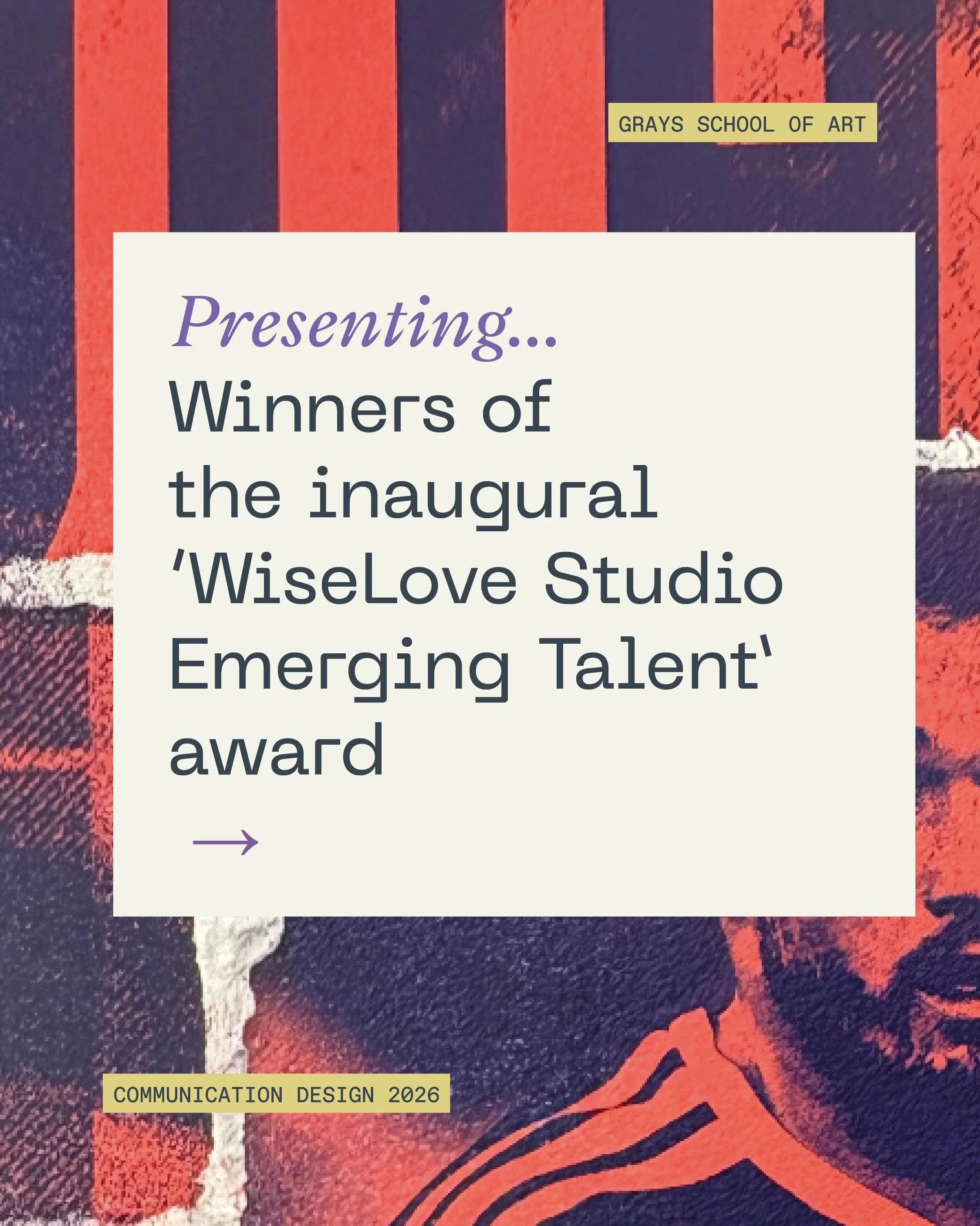 Congrats Tegan and Charlotte 🏆🏆

Excited to see how what they do next. 

Full article up on the news section of the WiseLove HQ. 
-
#studentoftheyear #communicationdesign #graphicdesign #editorialdesigner #footballdesign @graysschoolofartaberdeen