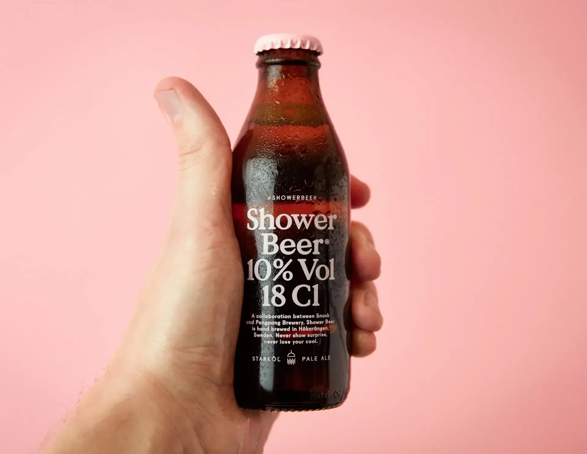 Shower Beer by SNASK - A branding agency in Stockholm Sweden