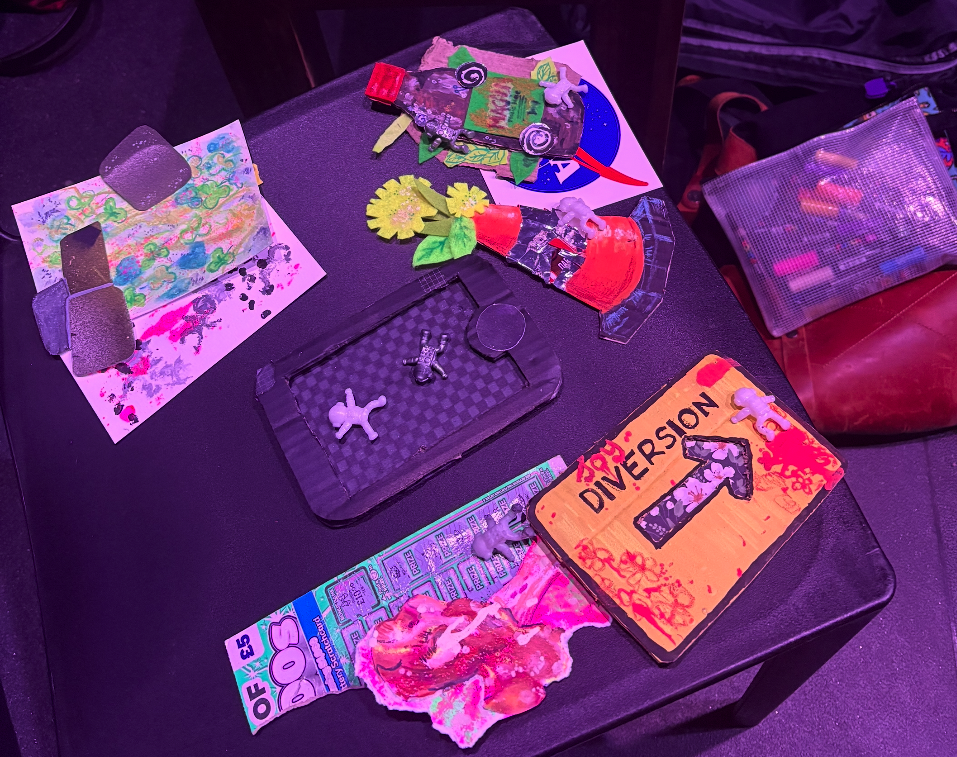A selection of the painted signs at Rotate Fest at the Tunnels Aberdeen