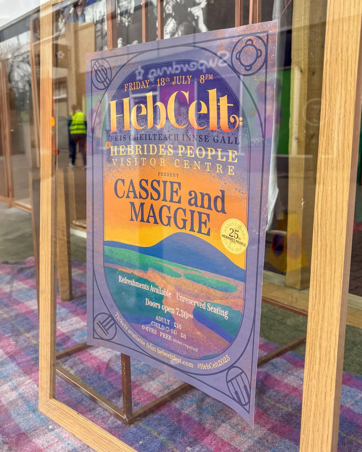 HebCelt Poster for Isle of Harris Concert Northon