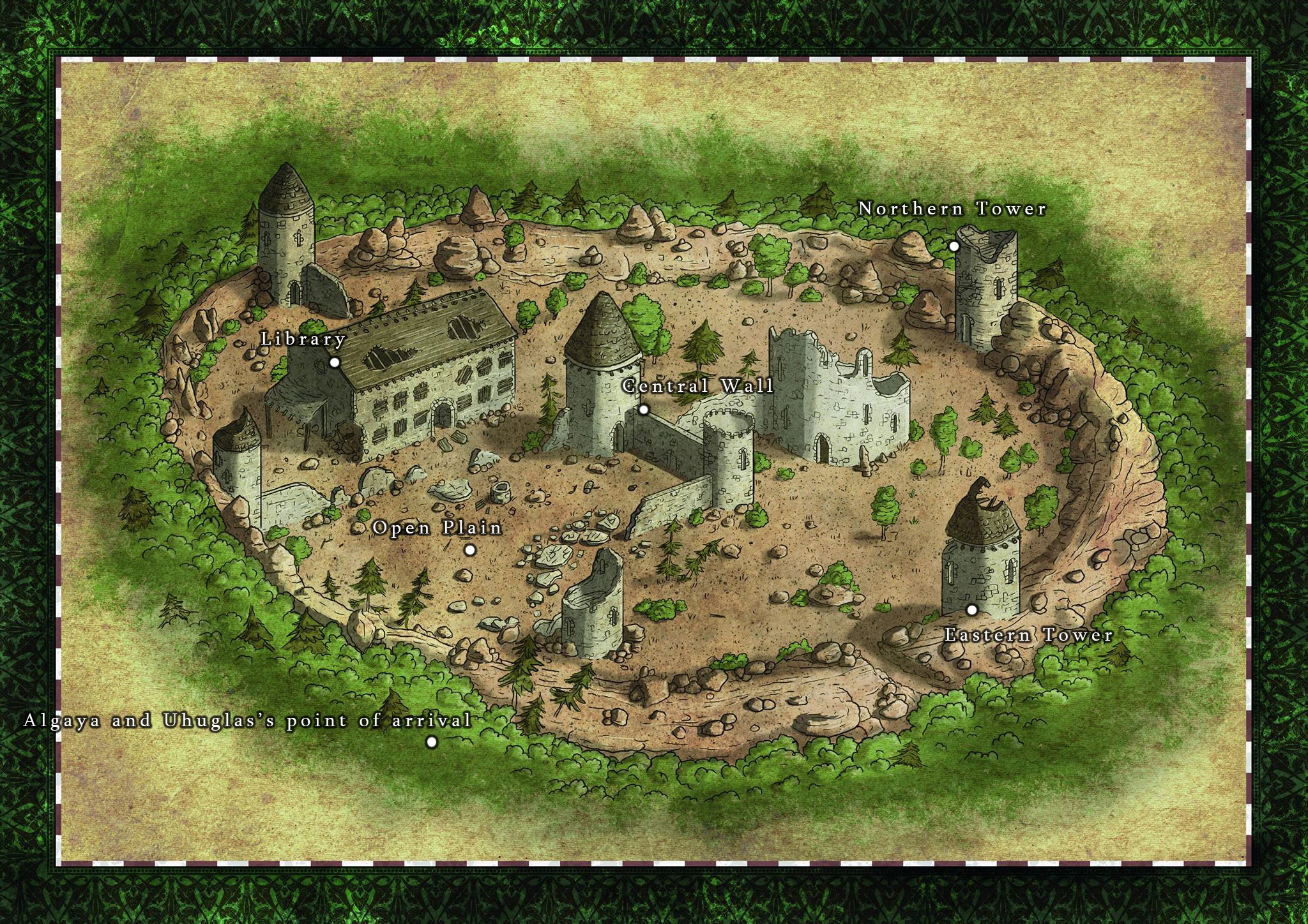 The ruins.