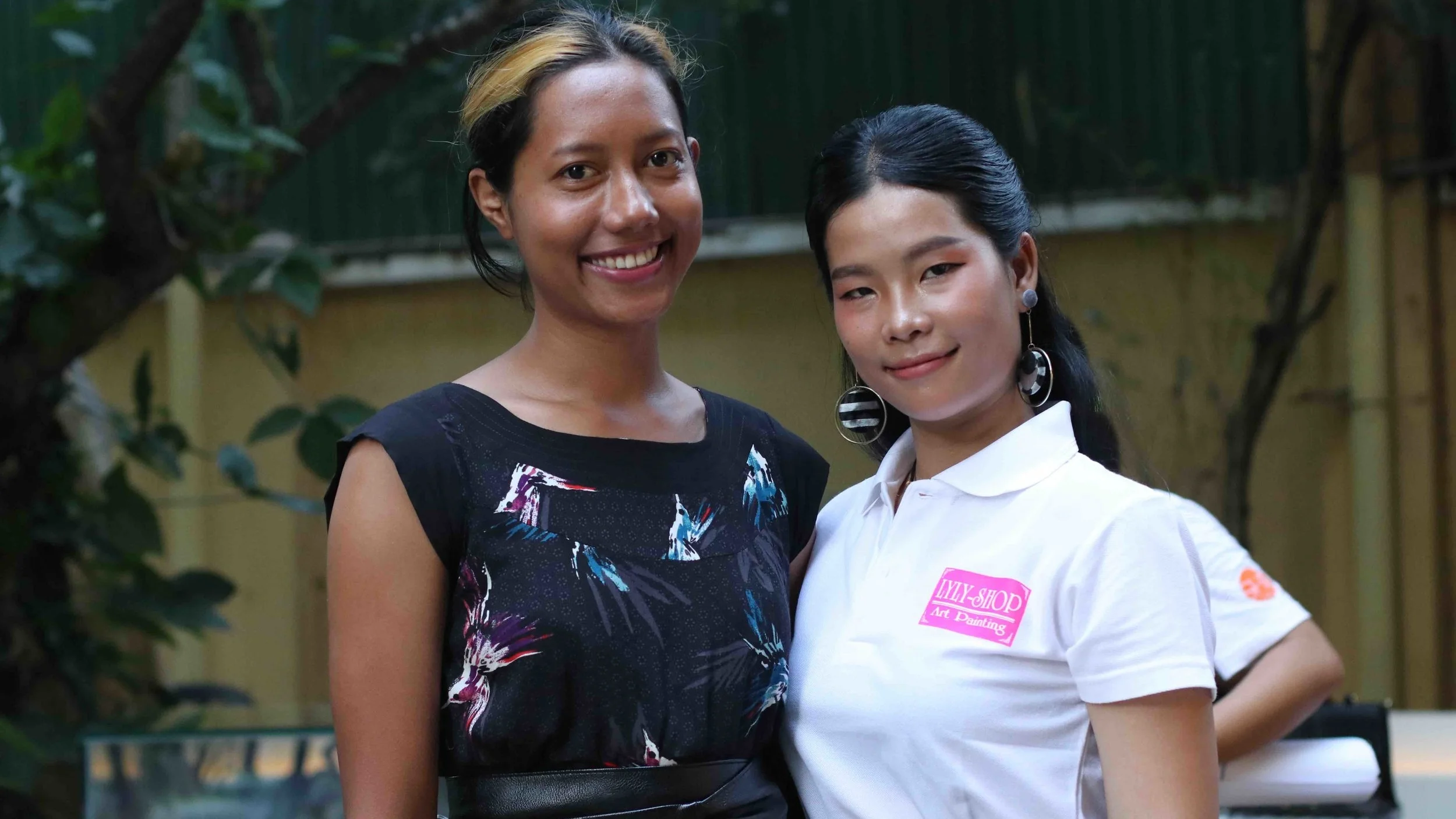 Vichka Vantha of Dai Khmer, and Hengly Eng of LYLY Shop