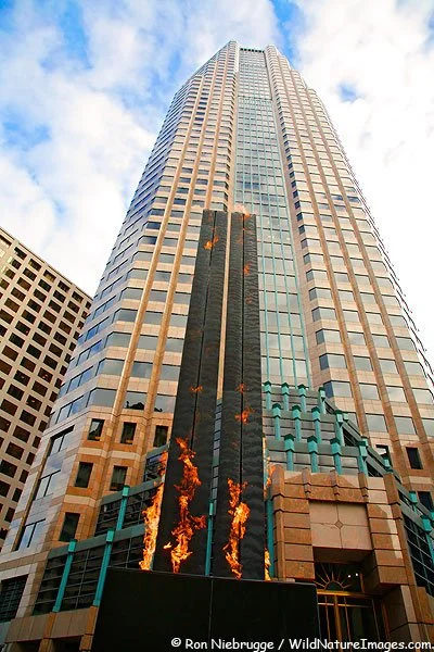 L.A. Prime Matter,  opening event, 1991  (corner of Figueroa and Wilshire blvd.)