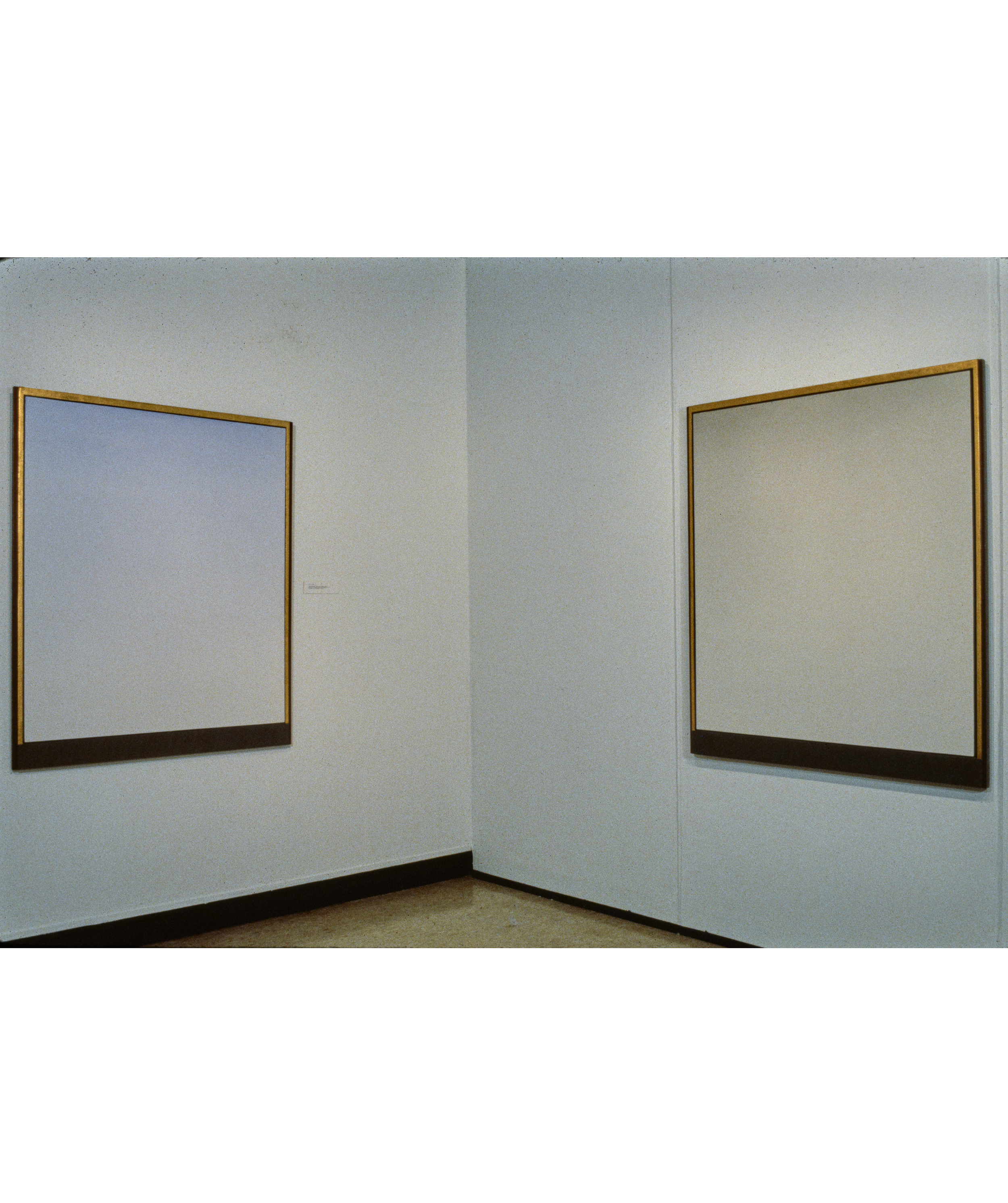 One installation photograph of Orr’s "Mu" series installed at Neil G. Ovsey Gallery, 1982 