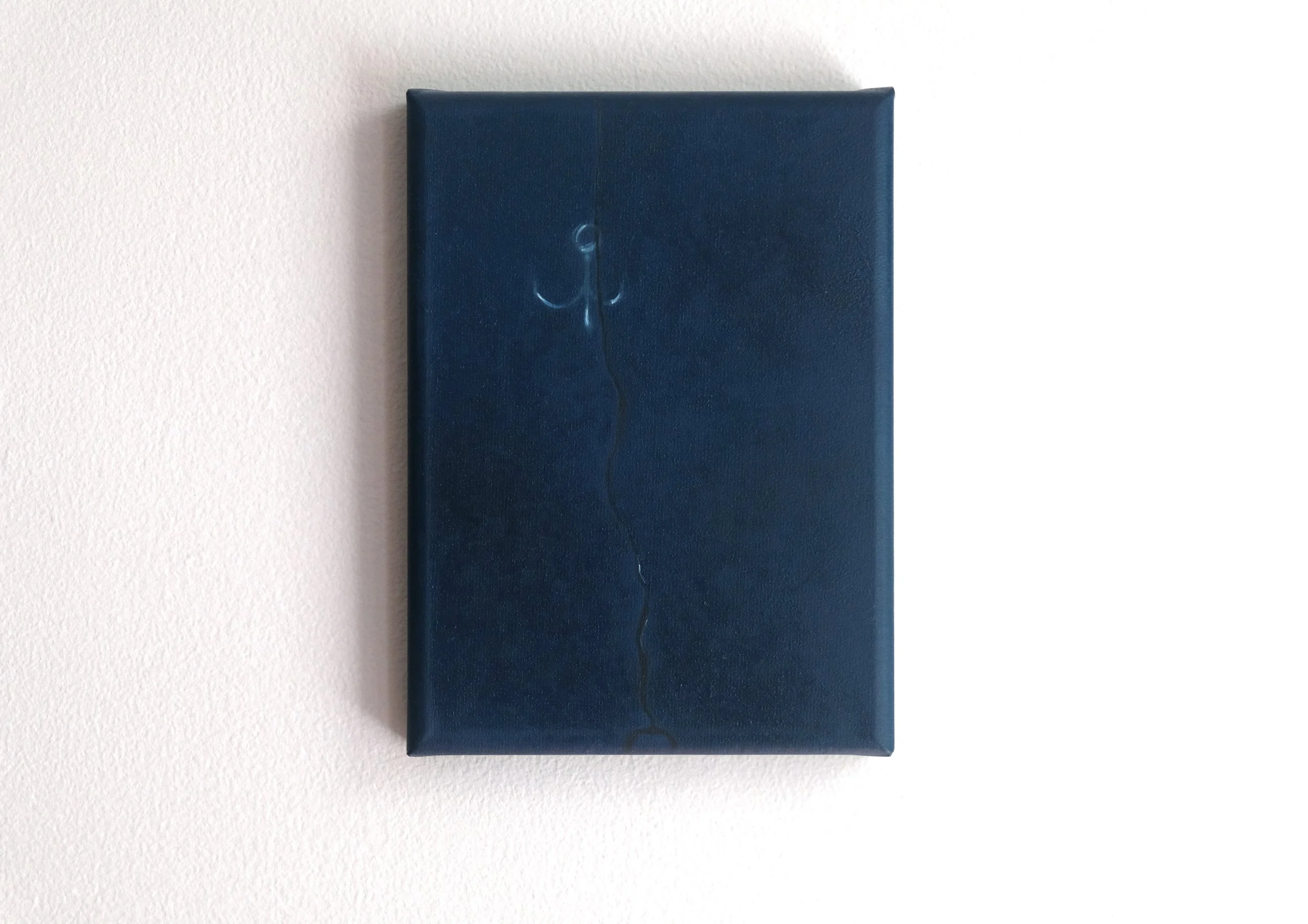   Hook,  oil on canvas 5” x 7” 