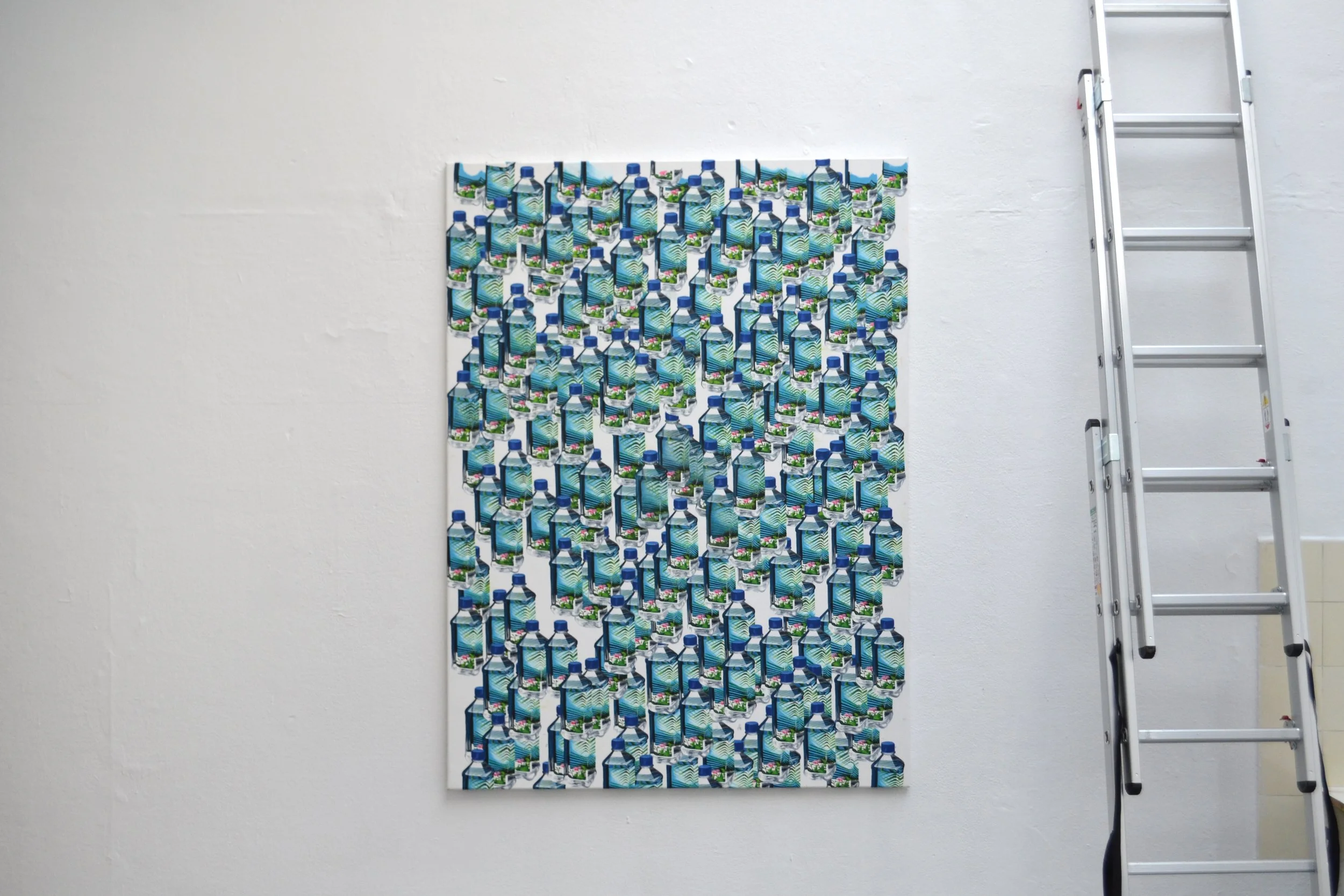   Fiji,  oil on canvas, 36” x 48”, Kunstakademie Düsseldorf, Germany 