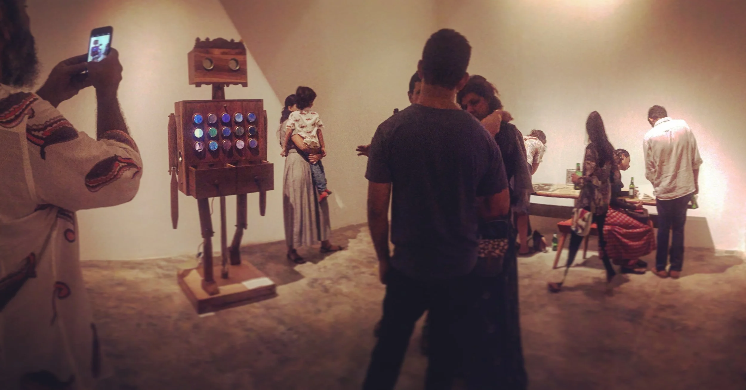 Cabinet man aquarium head at GALLERYSKE Bangalore