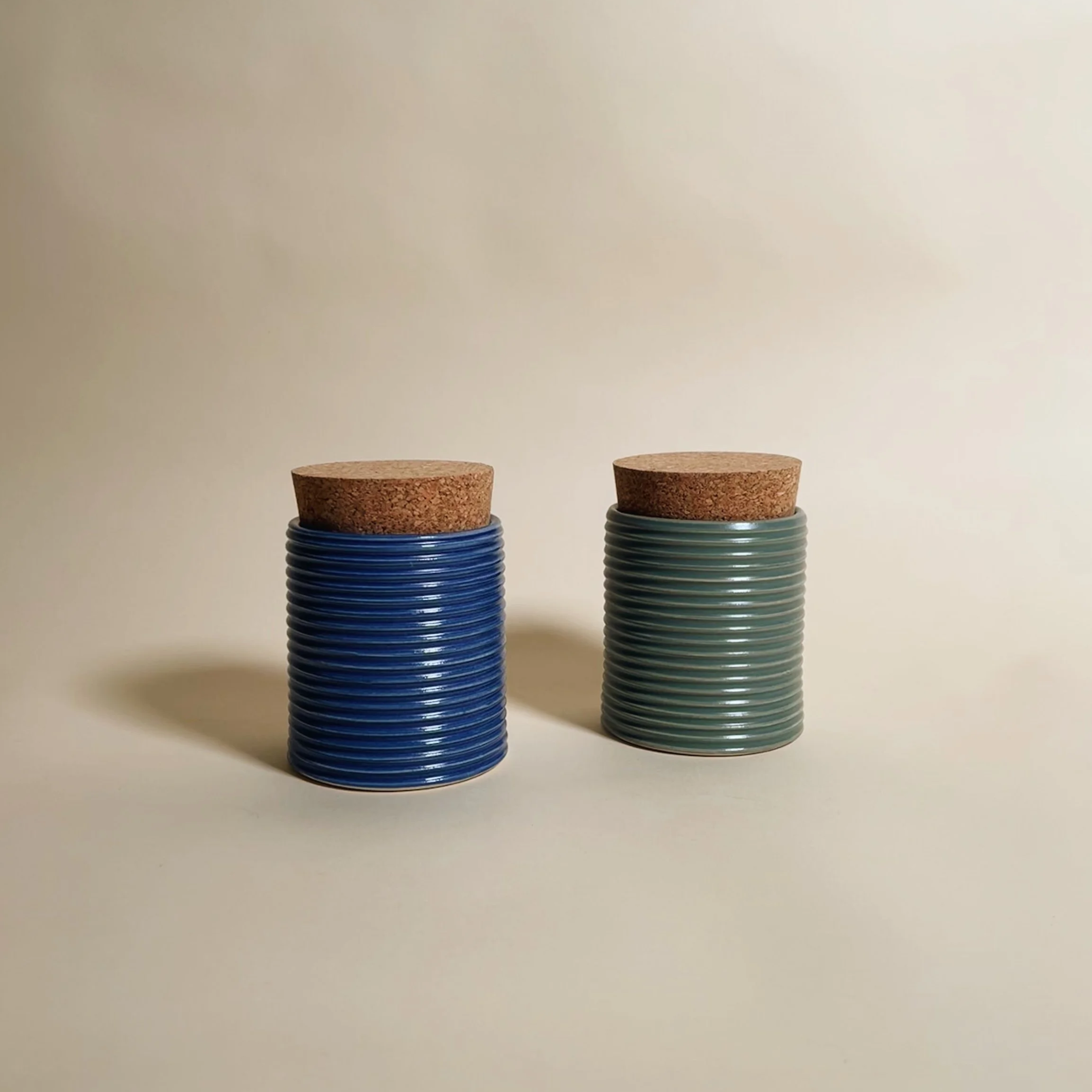 Ribbed Stash Jar