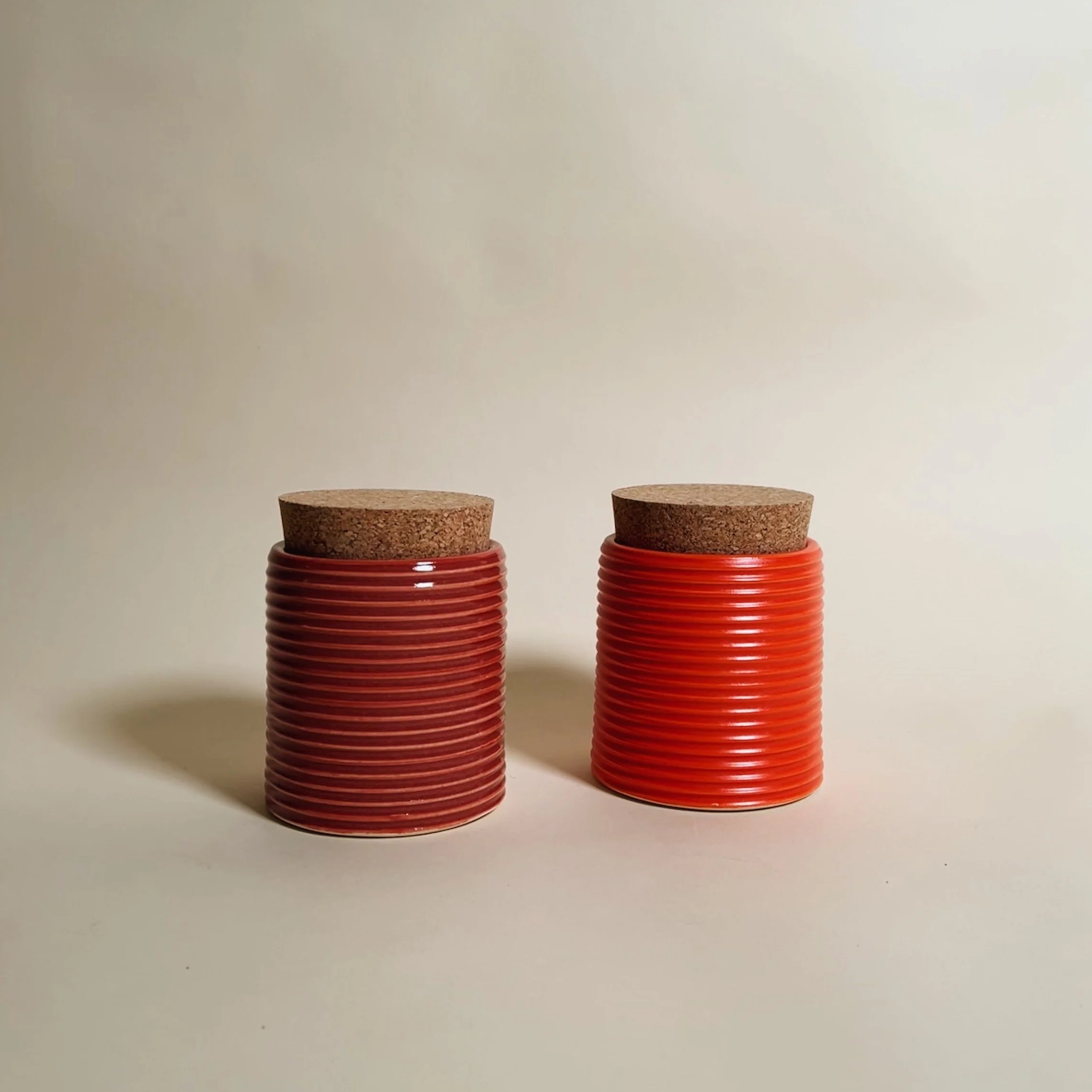 Ribbed Stash Jar