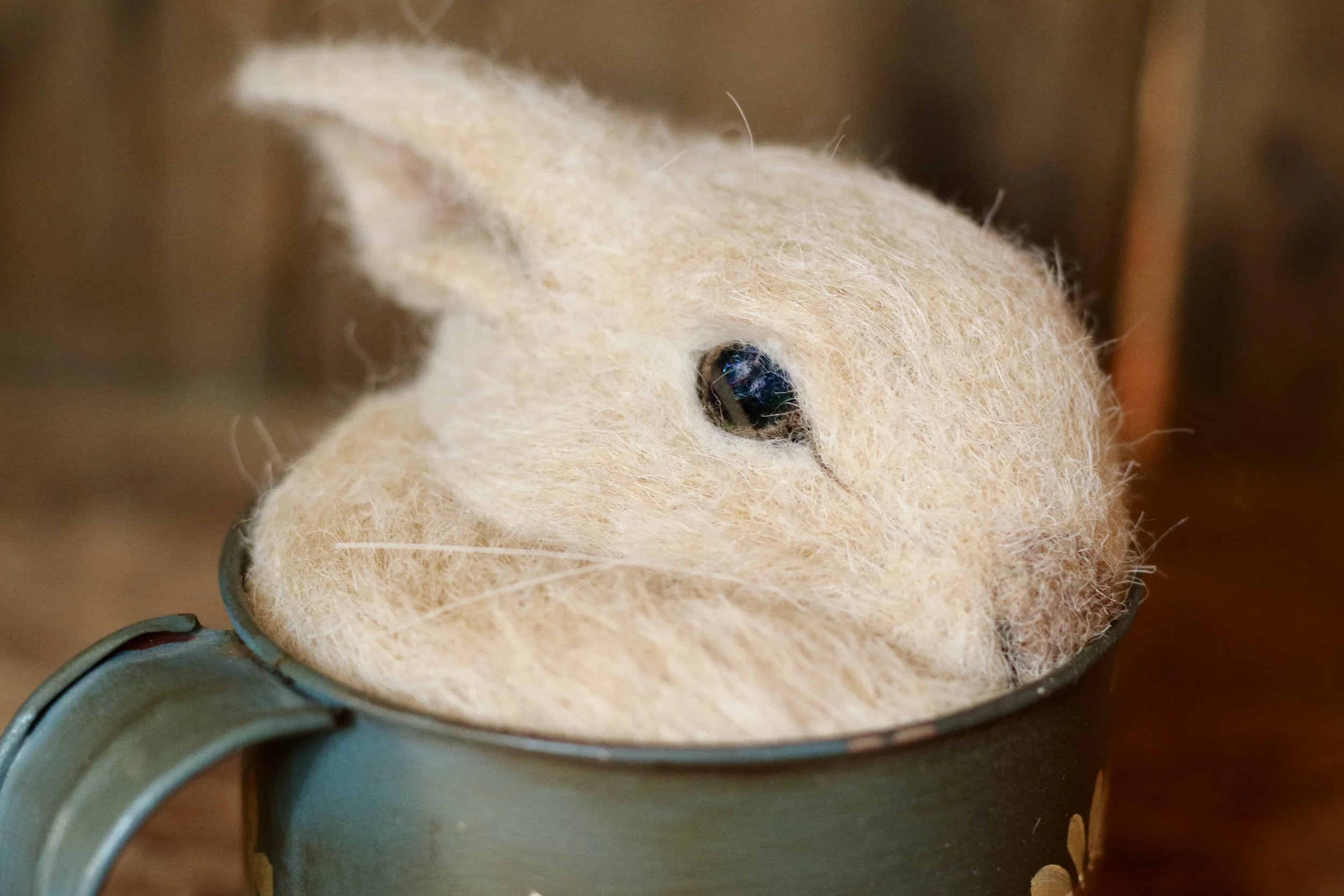 needle felted bunny