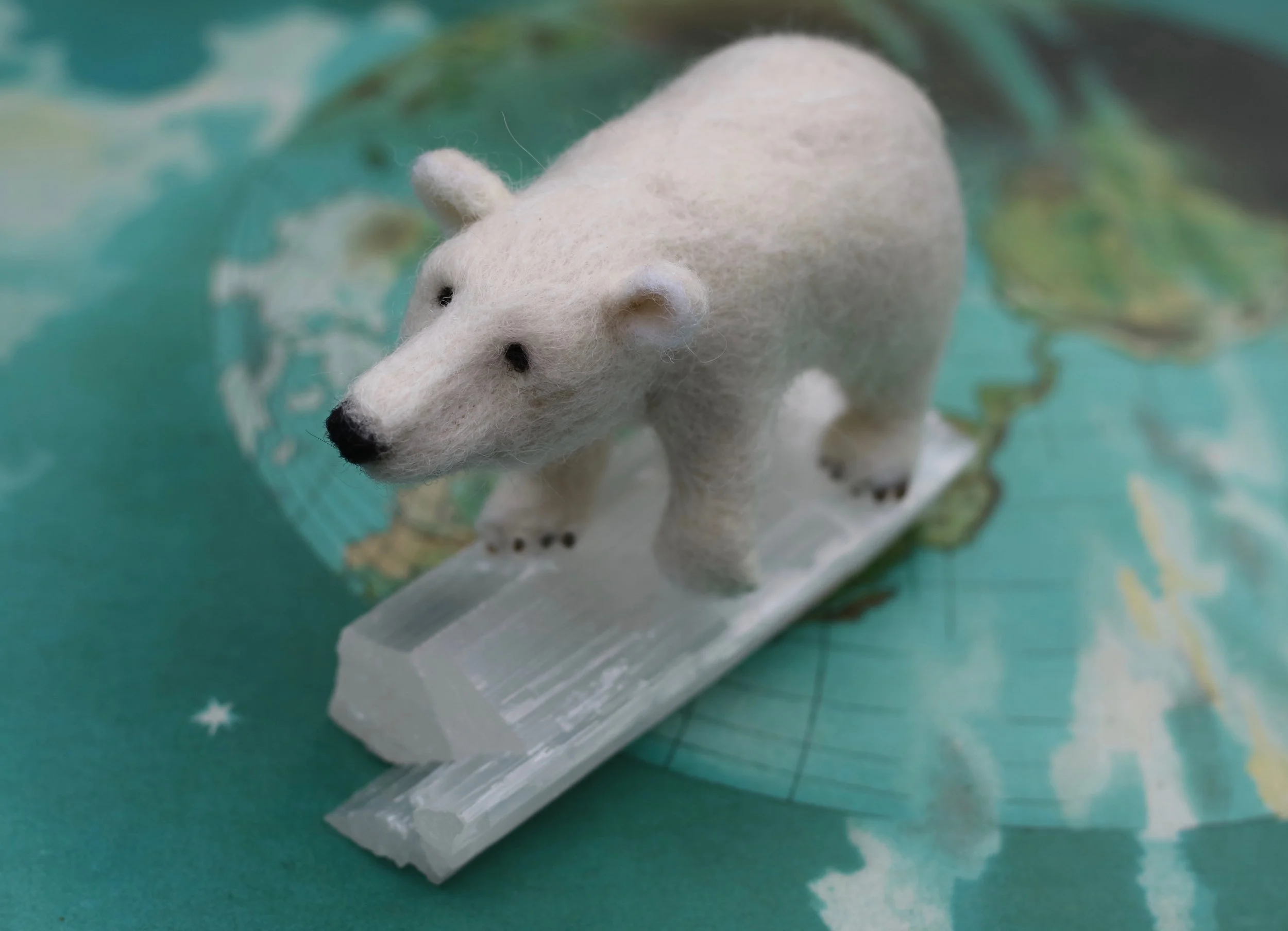 Needlefelted Polar Bear