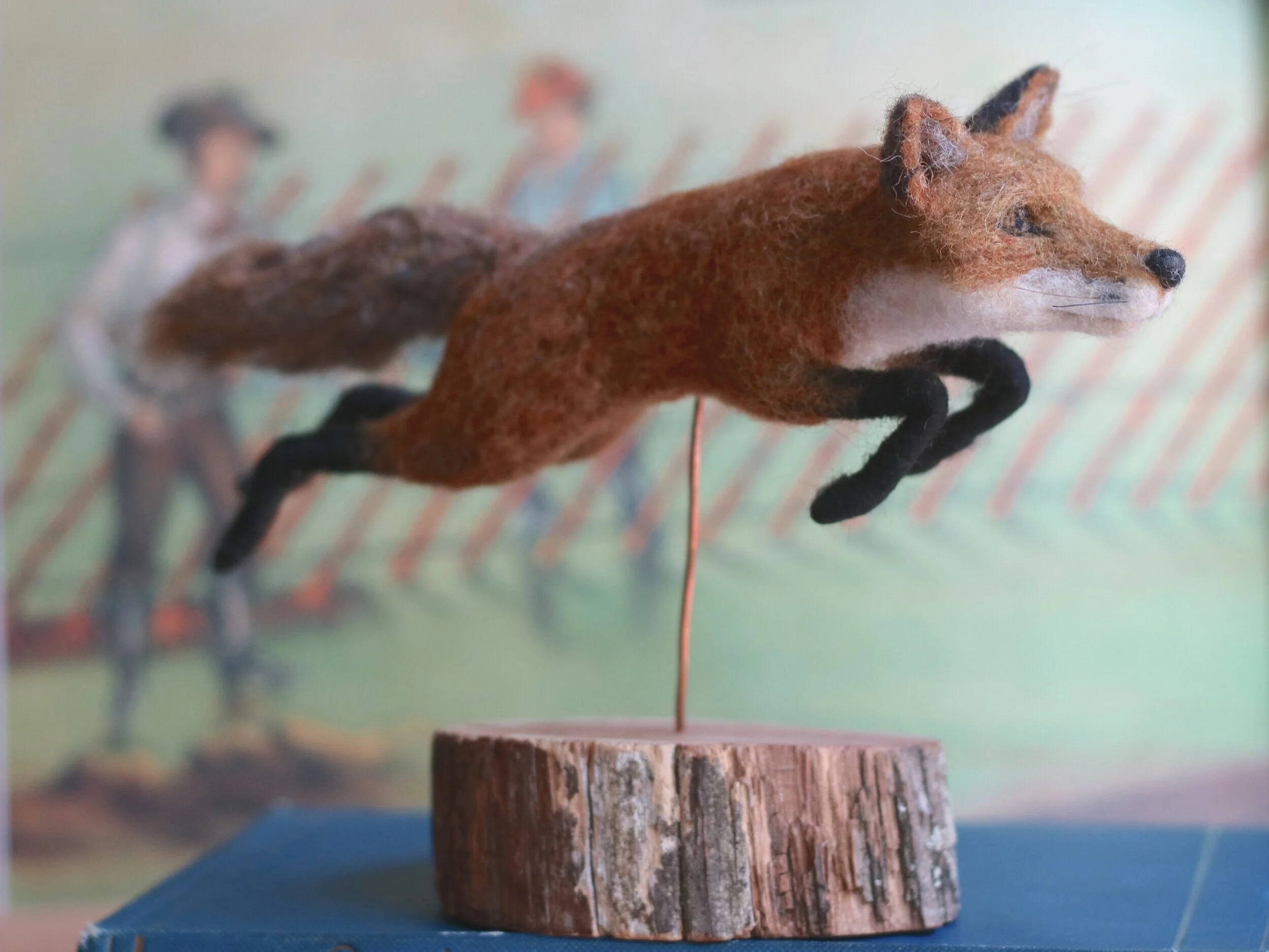 needle felted fox