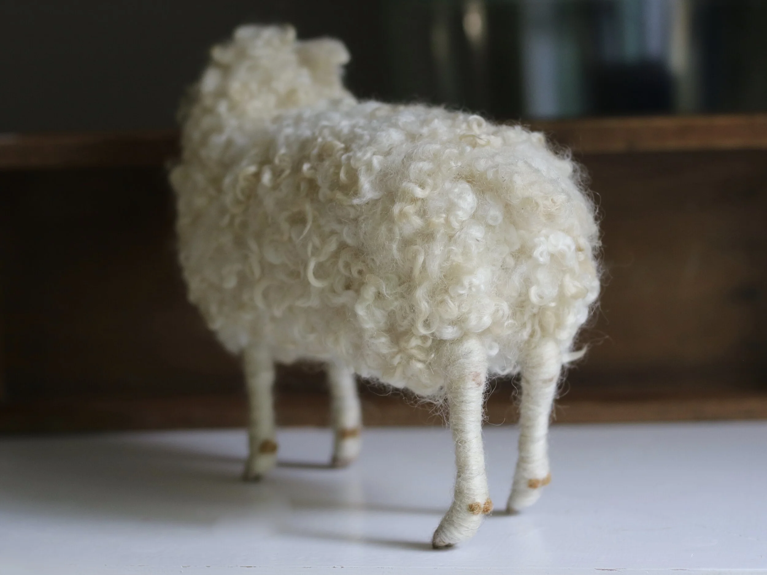needle felted sheep