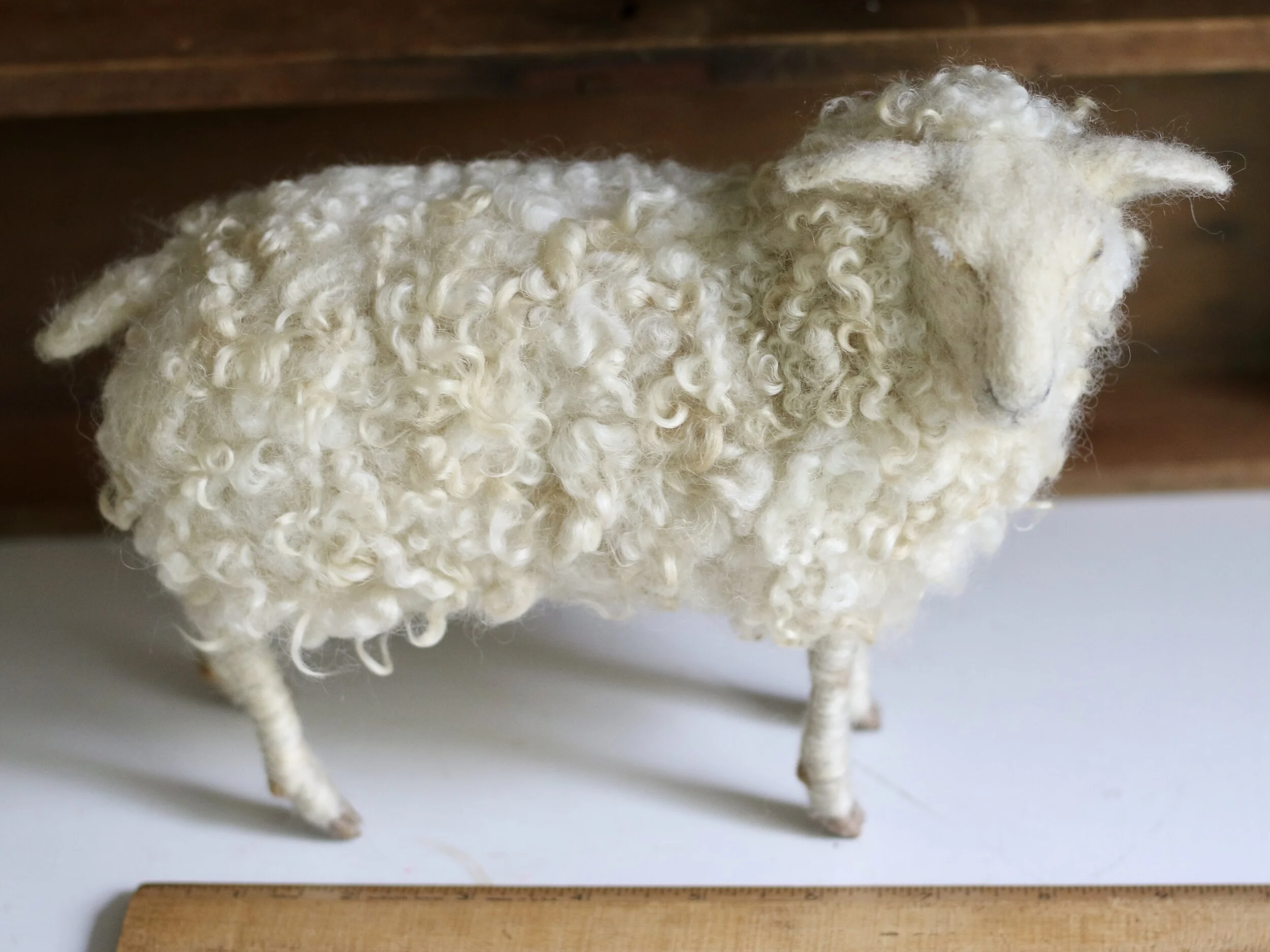 needle felted sheep