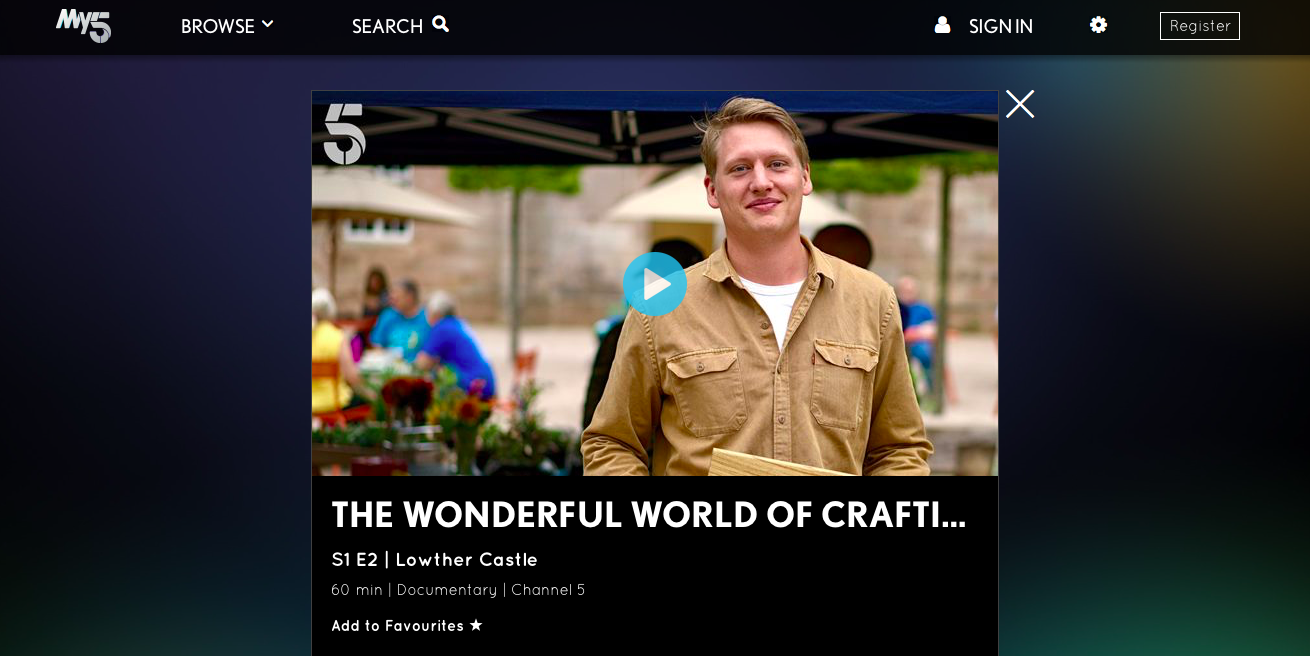 Photograph: Channel 5 website
