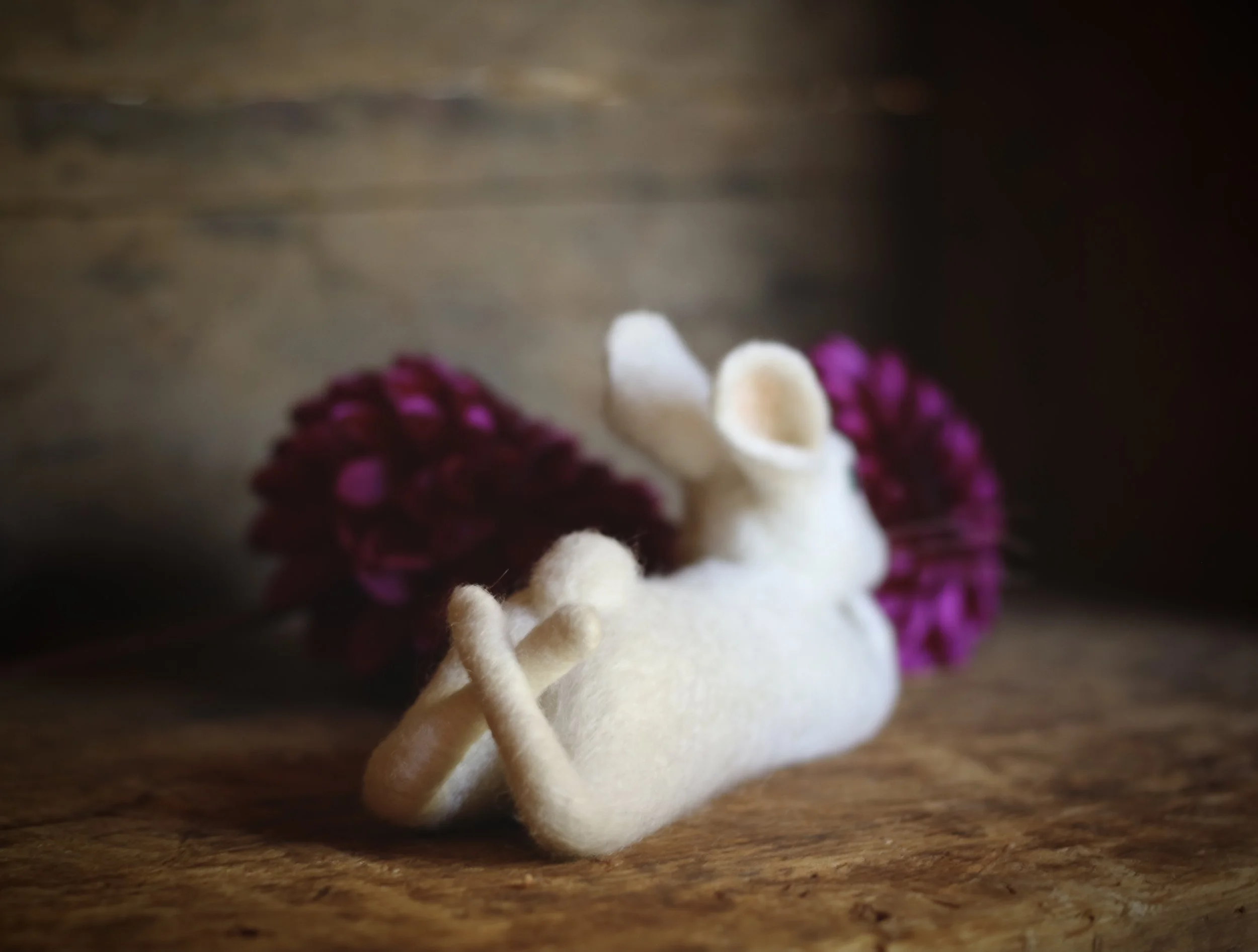needle felted bunny