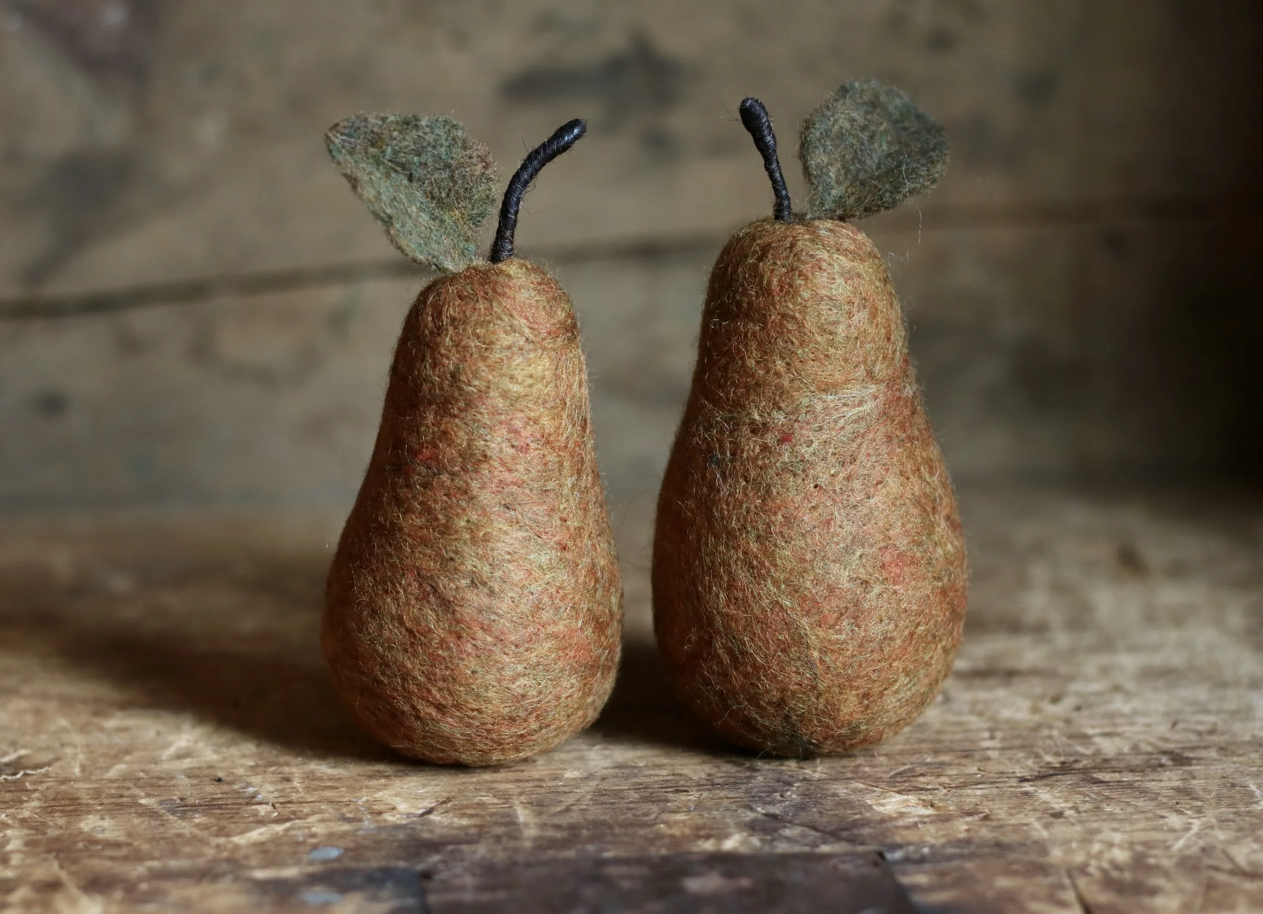 needle felted sculptures