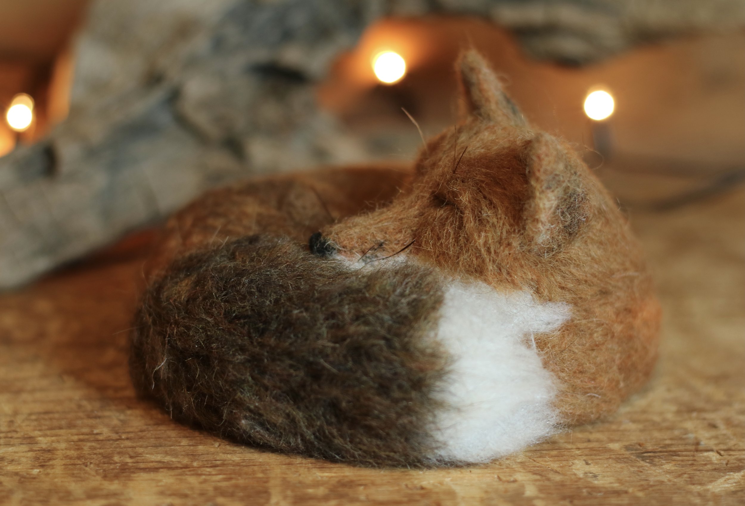 needle felted sculptures