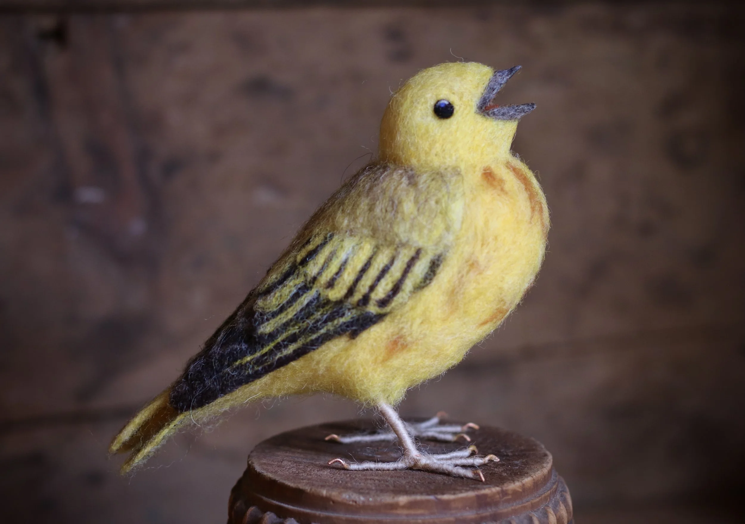 needle felted sculptures